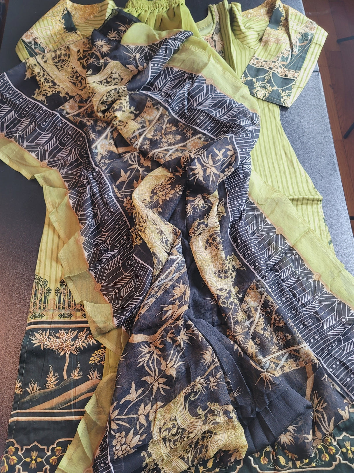 Indian Cotton Stitched Embroidery Suit Ready To Ship