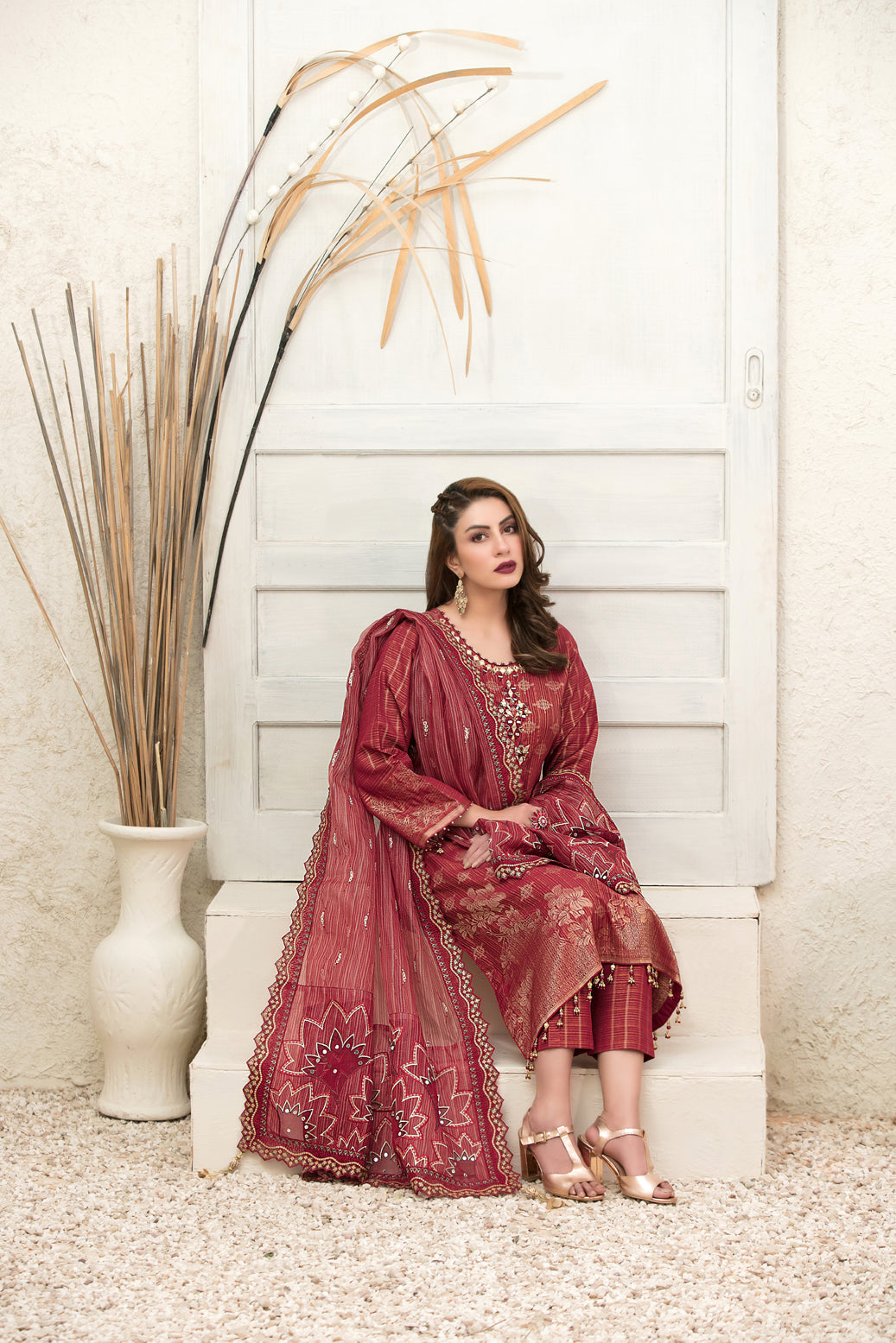 Giselle Printed And Embroidered Lawn Collection By Tawakkal 100% Original