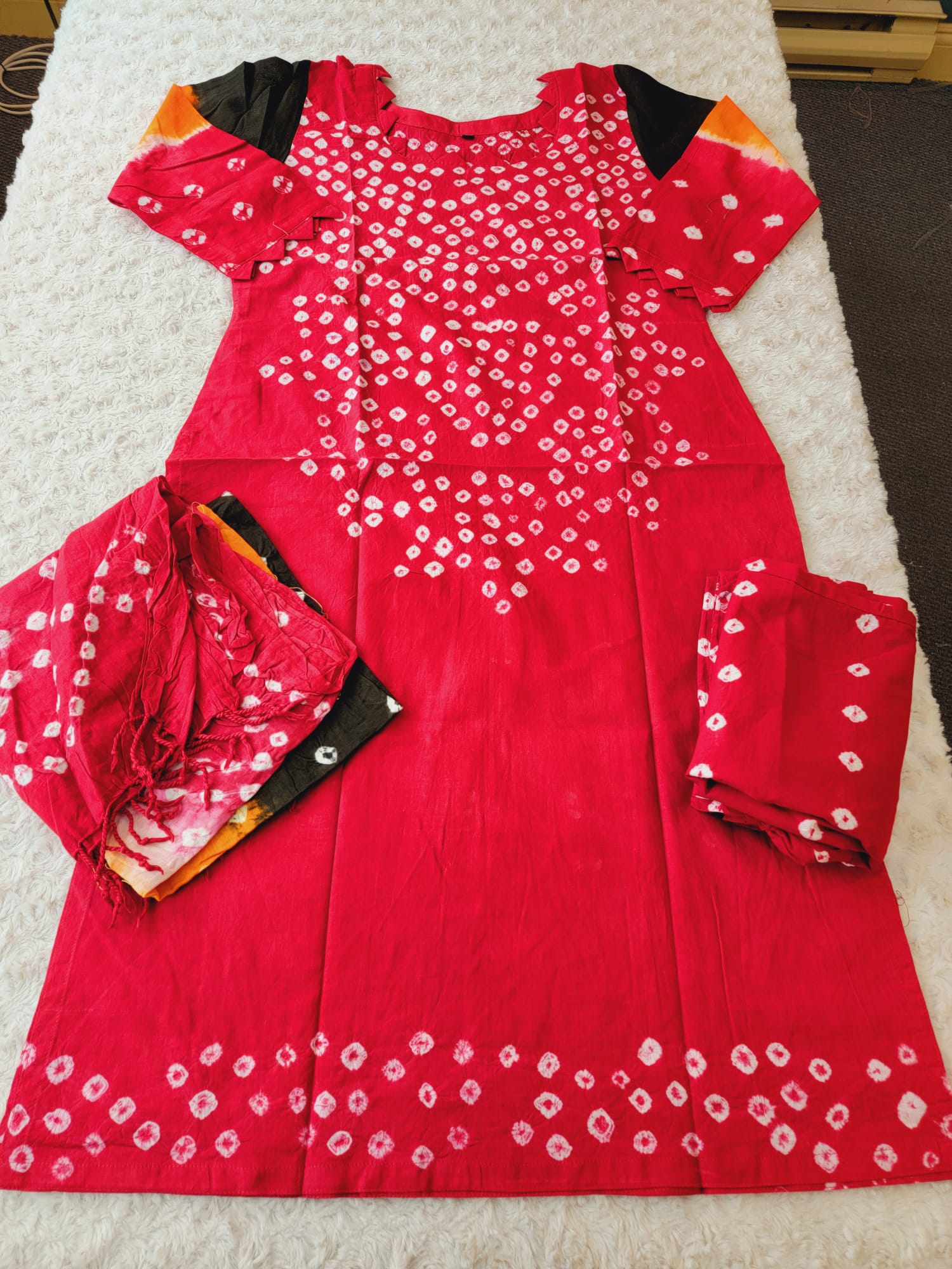 Bangladeshi Batik Salwer Kamiz-100% Cotton