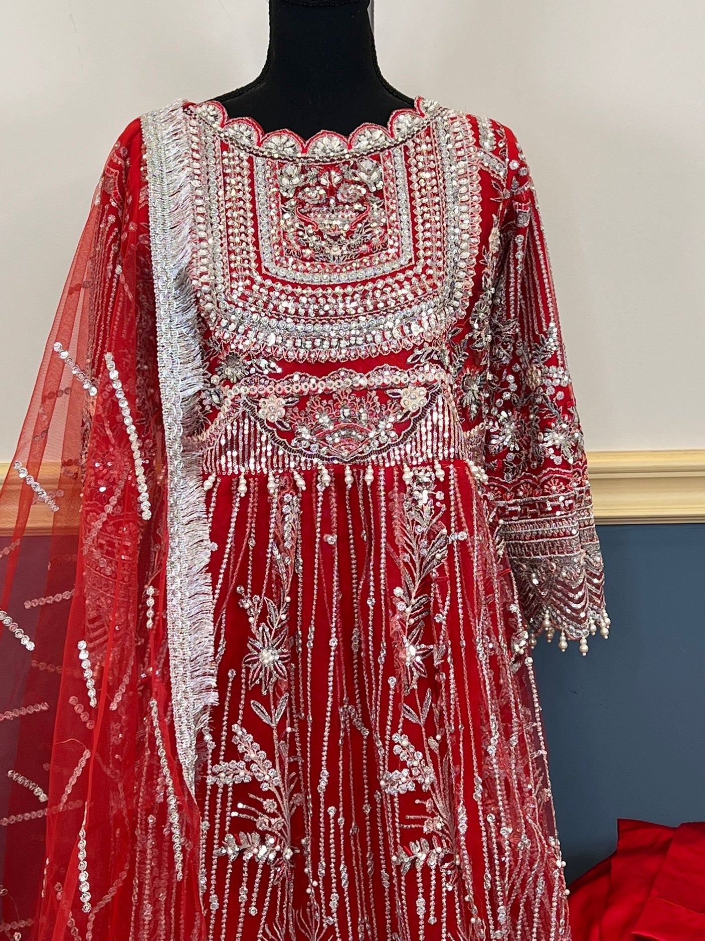 Pakistani Embroidered Luxury Party wear Ready To Ship