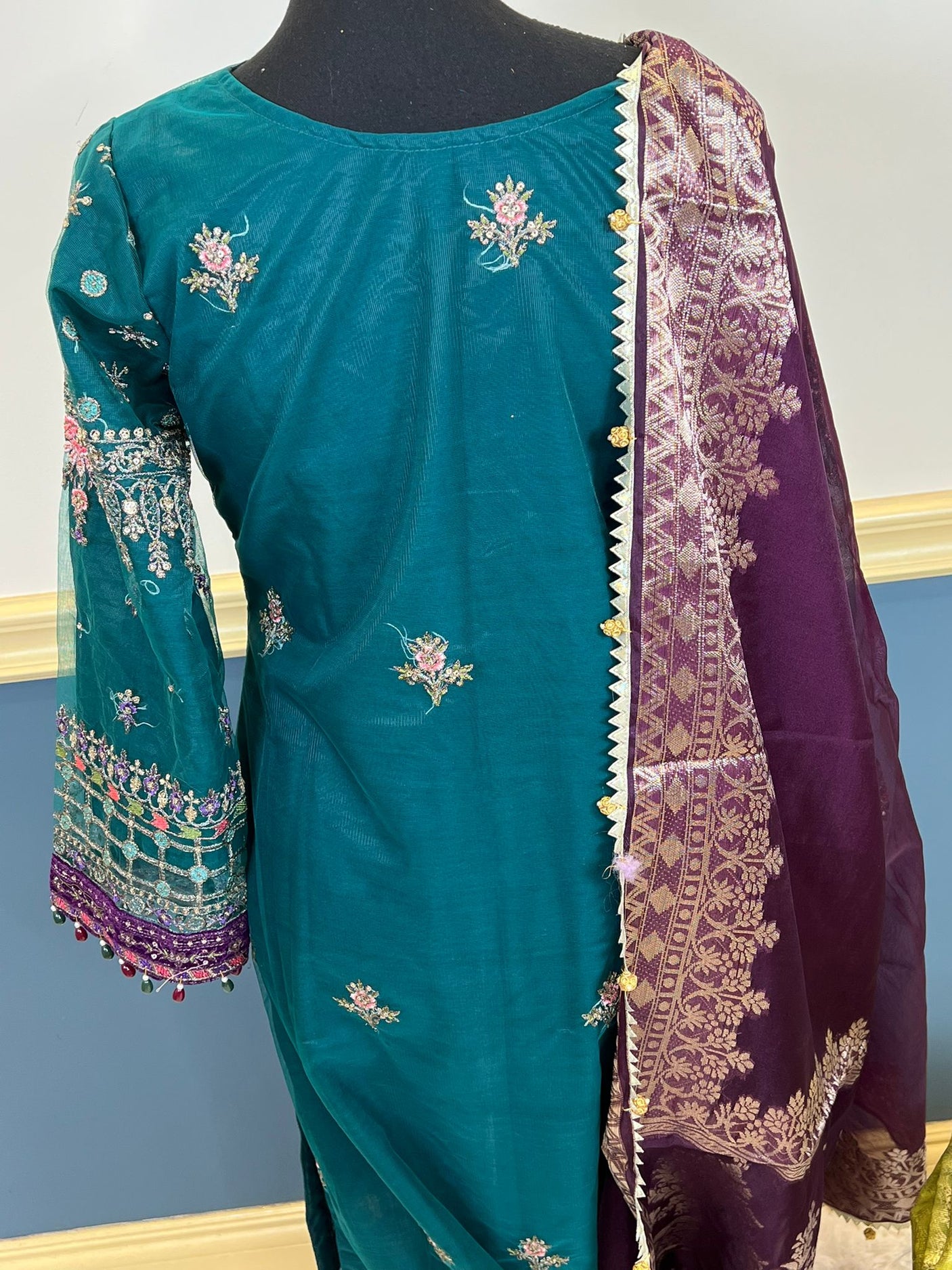 Pakistani Embroidered Party wear Ready To Ship