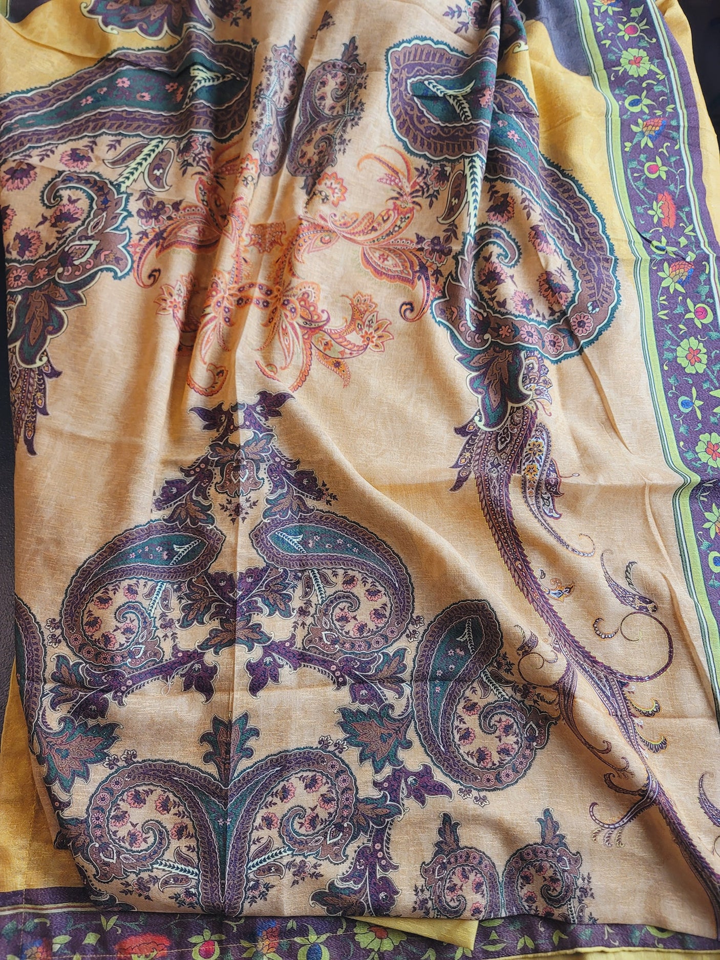 Pakistani linen Embroidered Salwar kameez Ready To Ship