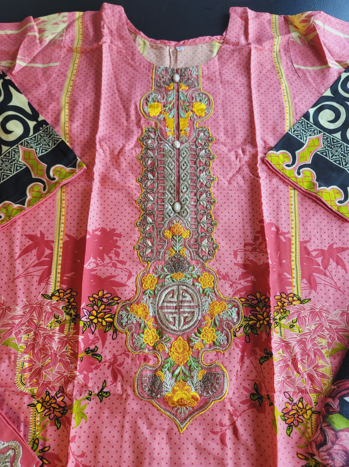 Pakistani Linen Embroidered Salwar kameez Ready To Ship