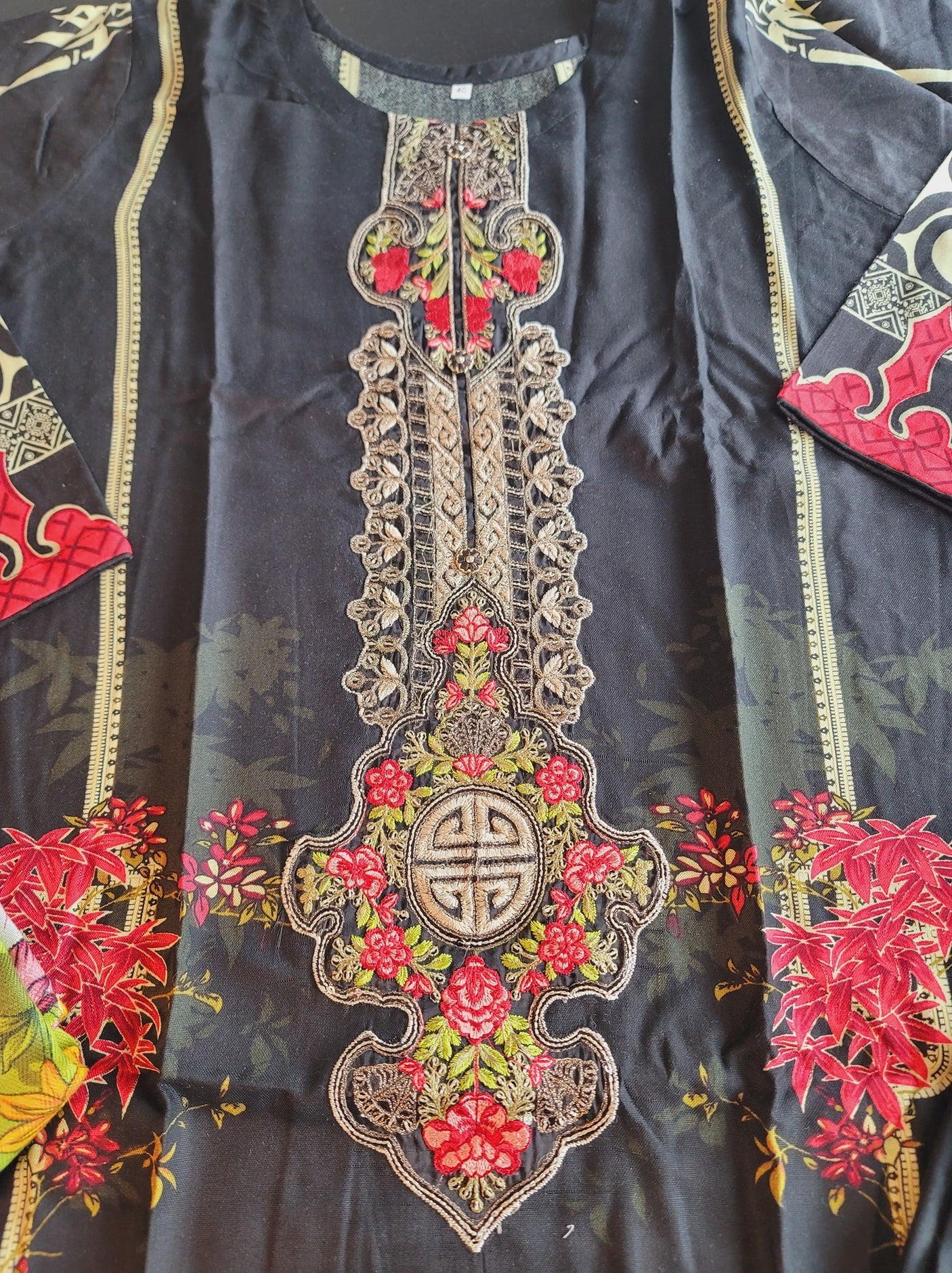 Pakistani Linen Embroidered Salwar kameez Ready To Ship