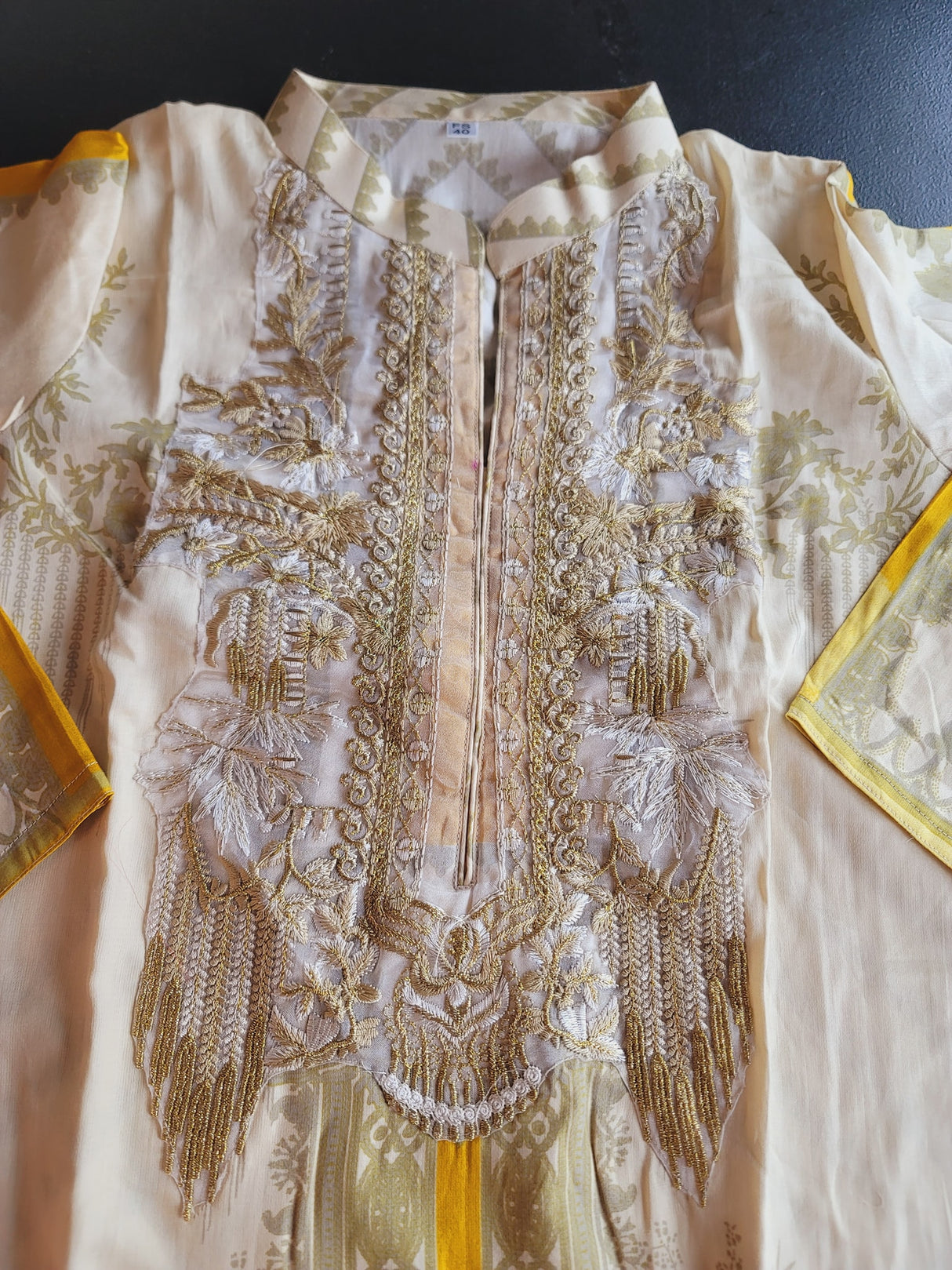 Indian Cotton Stitched Embroidery Suit Ready To Ship