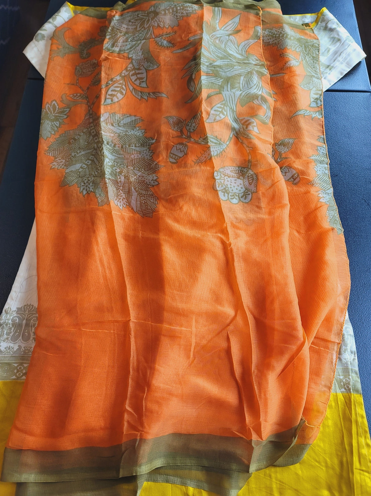 Indian Cotton Stitched Embroidery Suit Ready To Ship