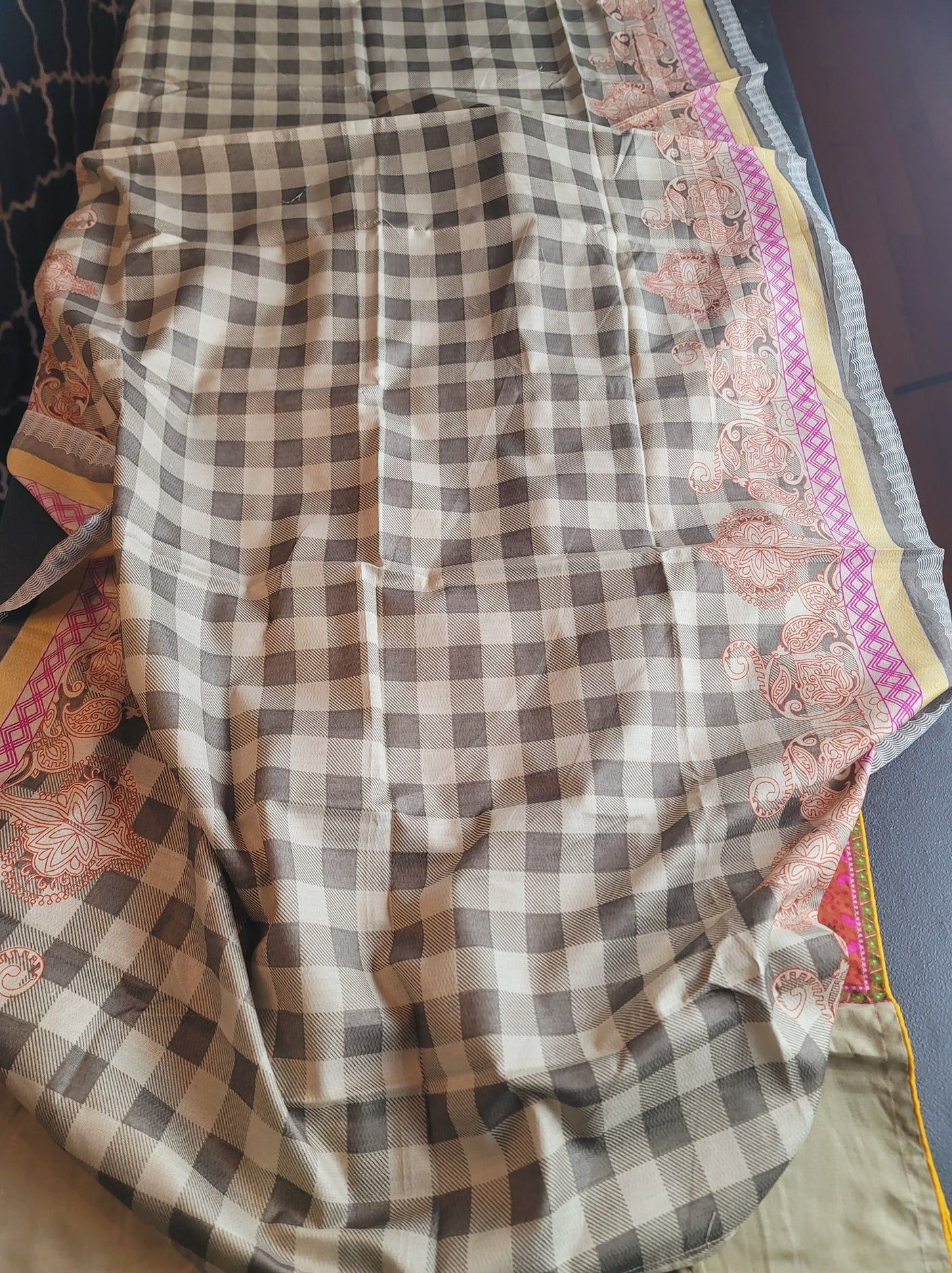 Pakistani Linen Embroidered Salwar kameez Ready To Ship