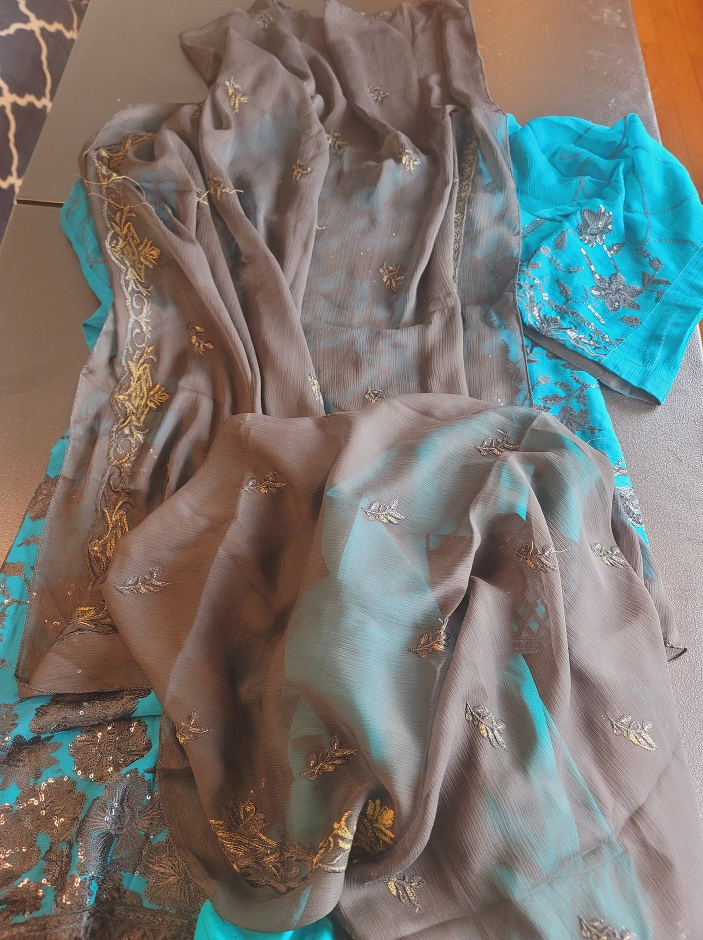 Pakistani Stitched Embroidery Party Wear Dresses Ready To Ship