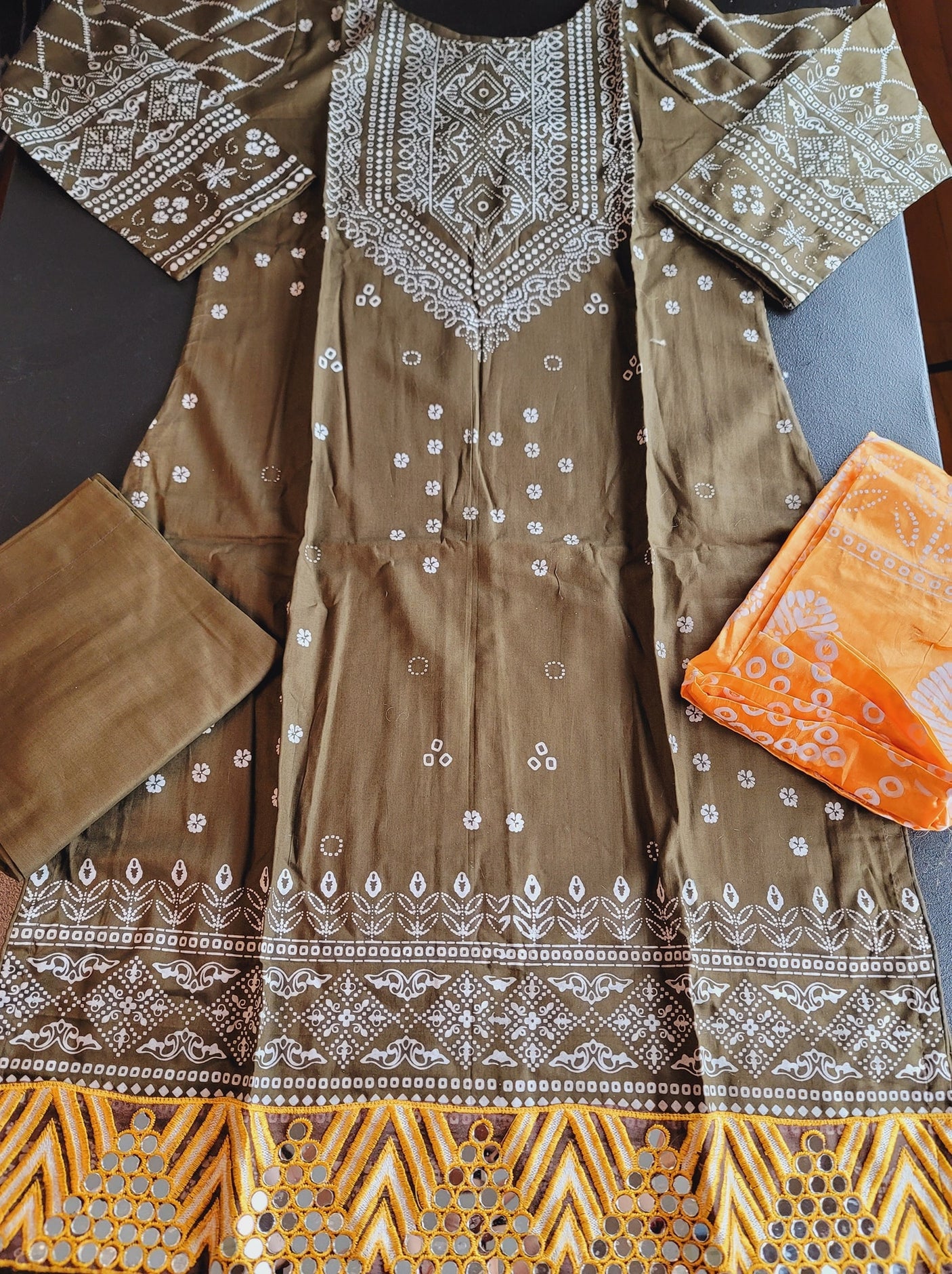 Pakistani Lawn Embroidered Salwar kameez Ready To Ship