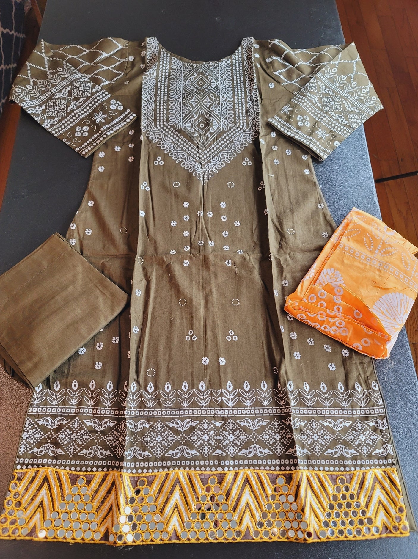 Pakistani Lawn Embroidered Salwar kameez Ready To Ship