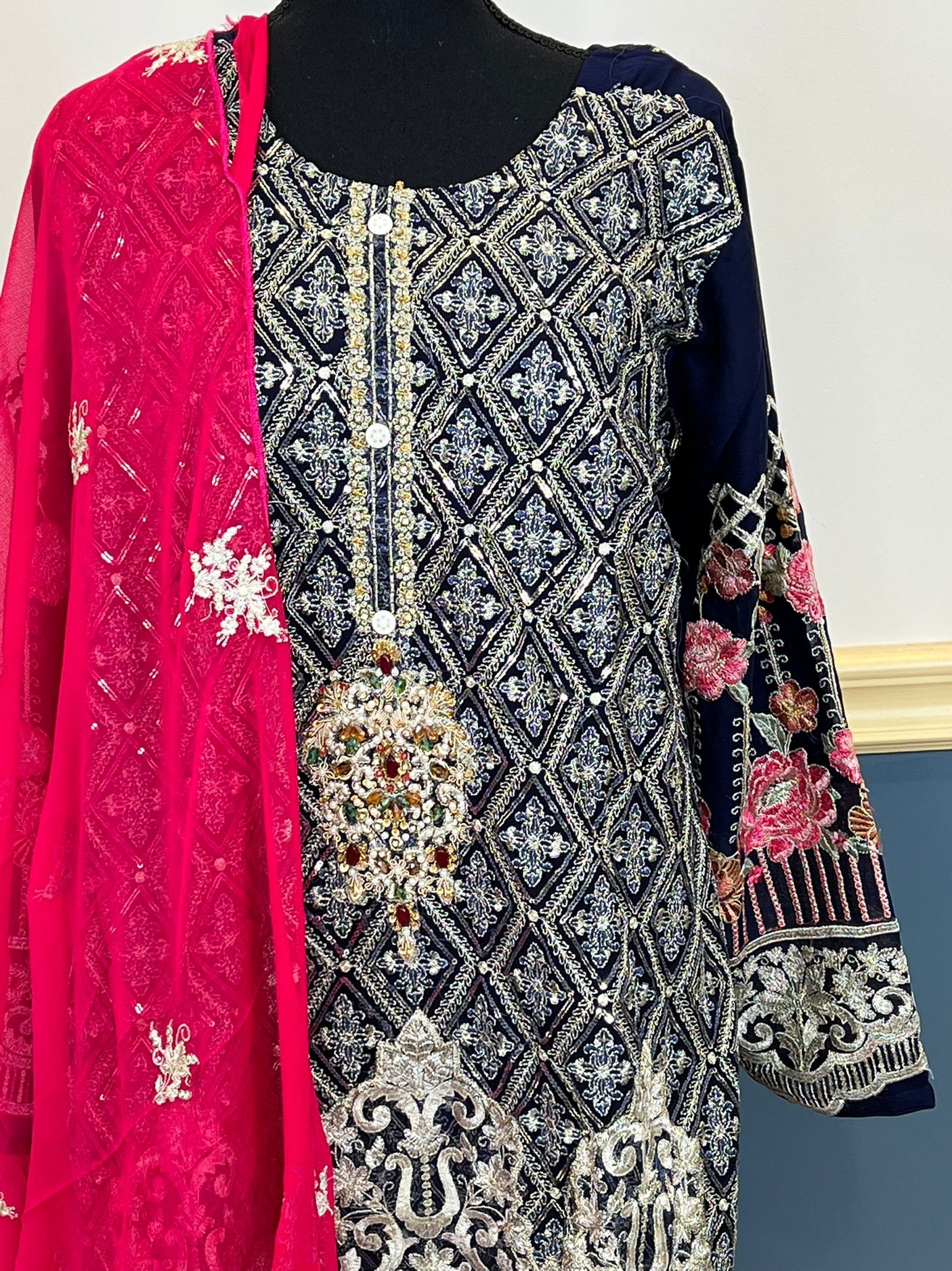 Pakistani Embroidered Party wear Ready To Ship