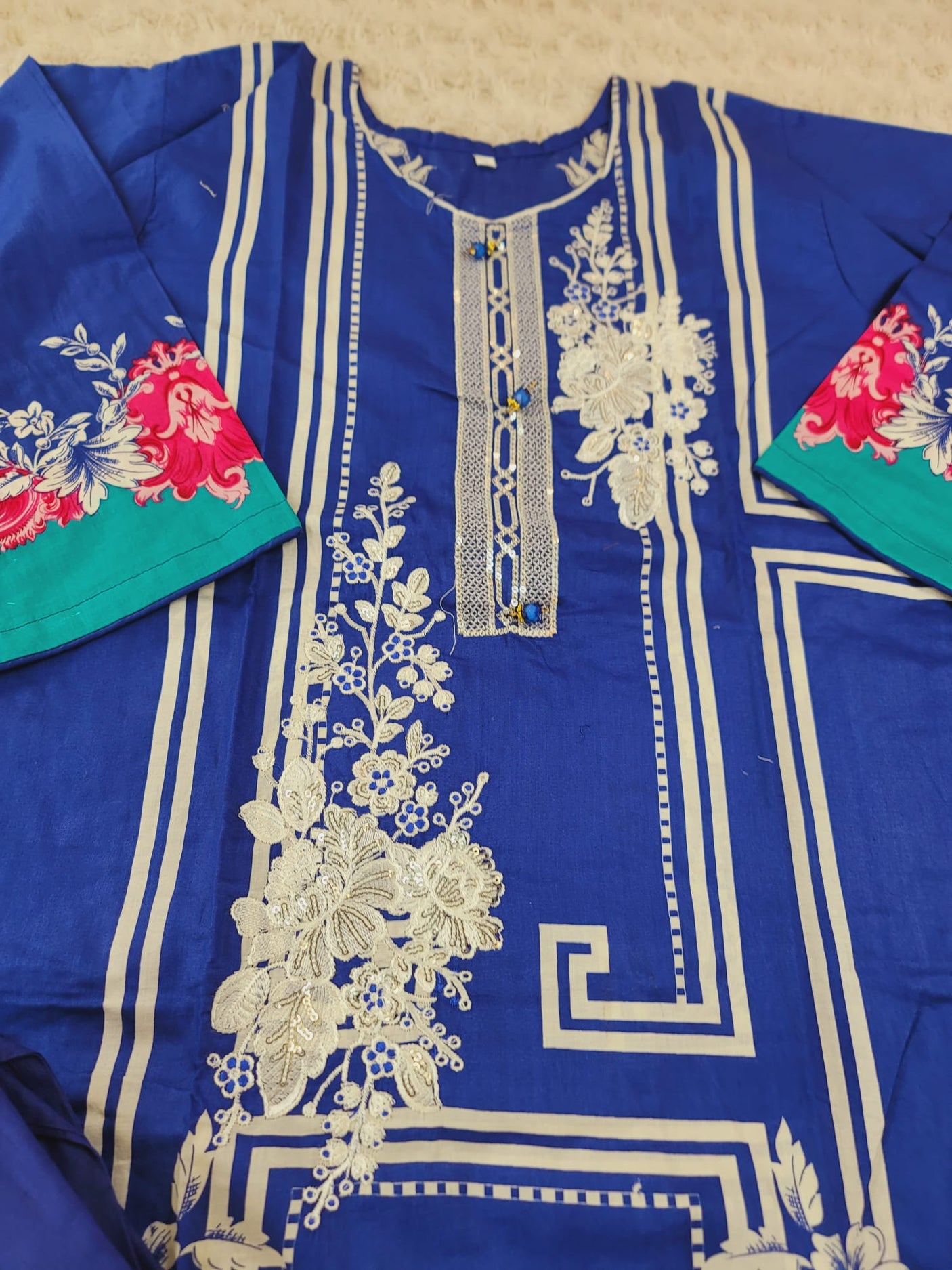 Pakistani Stitched Printed Lawn Salwar kameez ready to ship