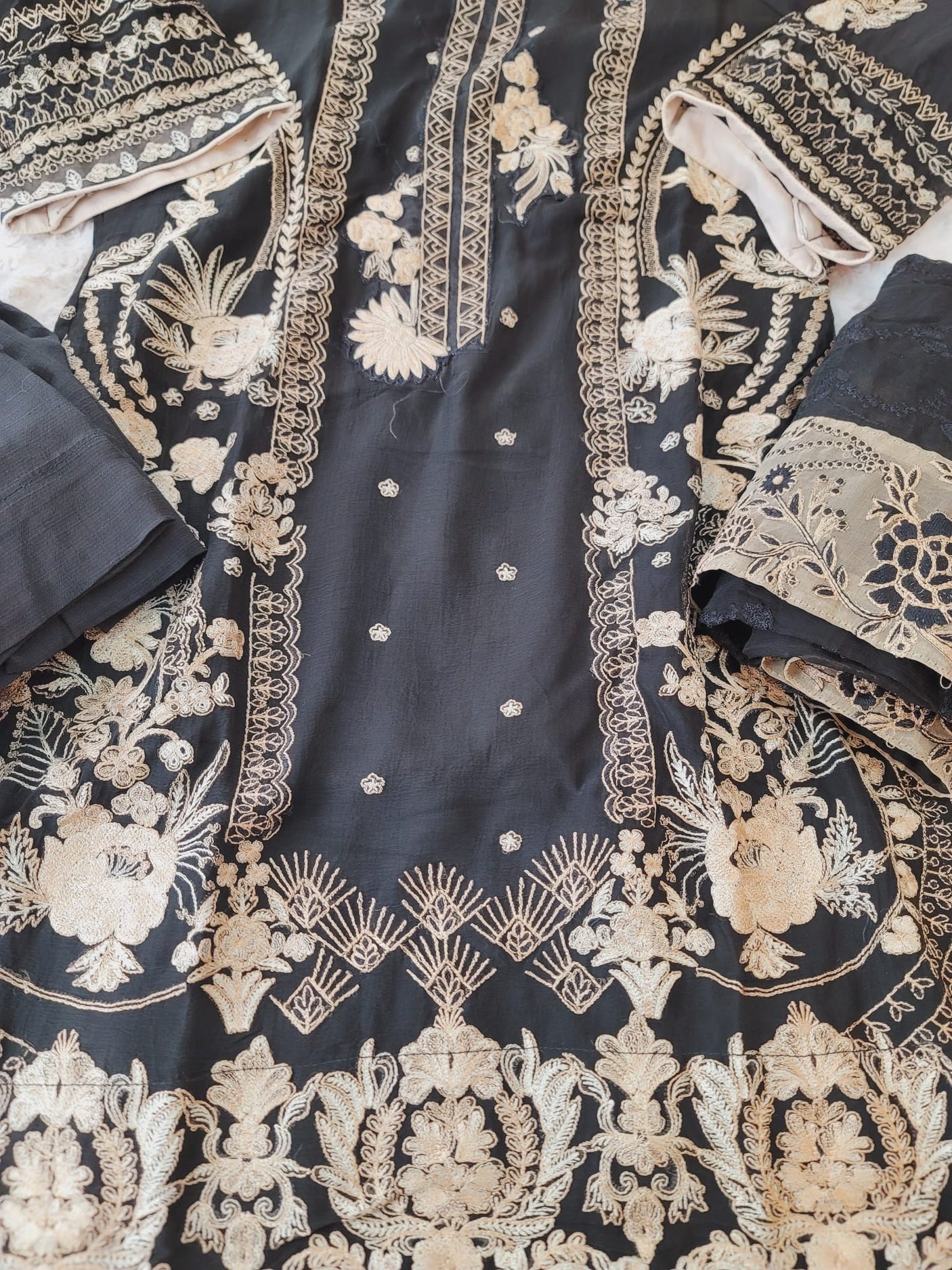 Pakistani Stitched Embroidery Party Wear Dresses Ready To Ship