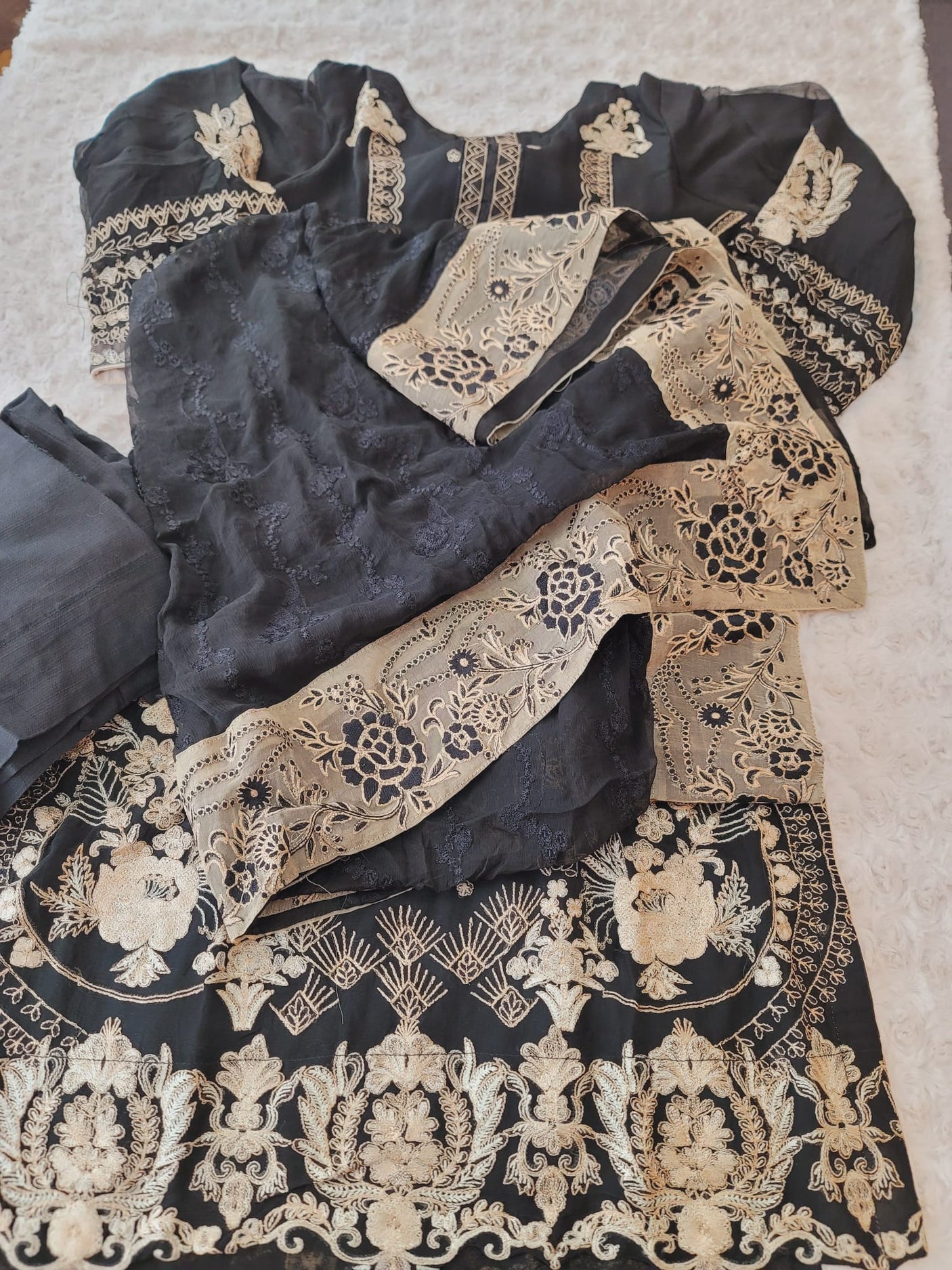 Pakistani Stitched Embroidery Party Wear Dresses Ready To Ship