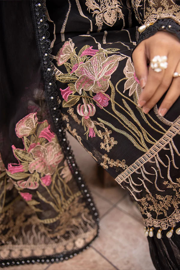 Johra Gold Luxury Chiffon Collection 100% Original