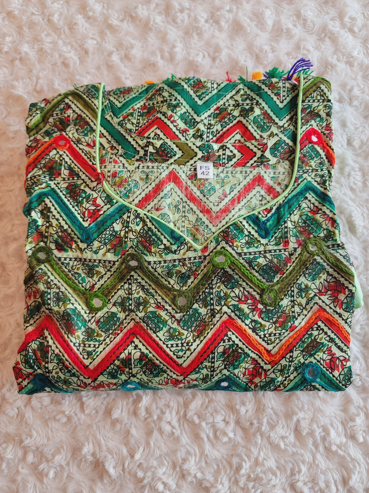 Bangladeshi cotton dress with cotton dupatta