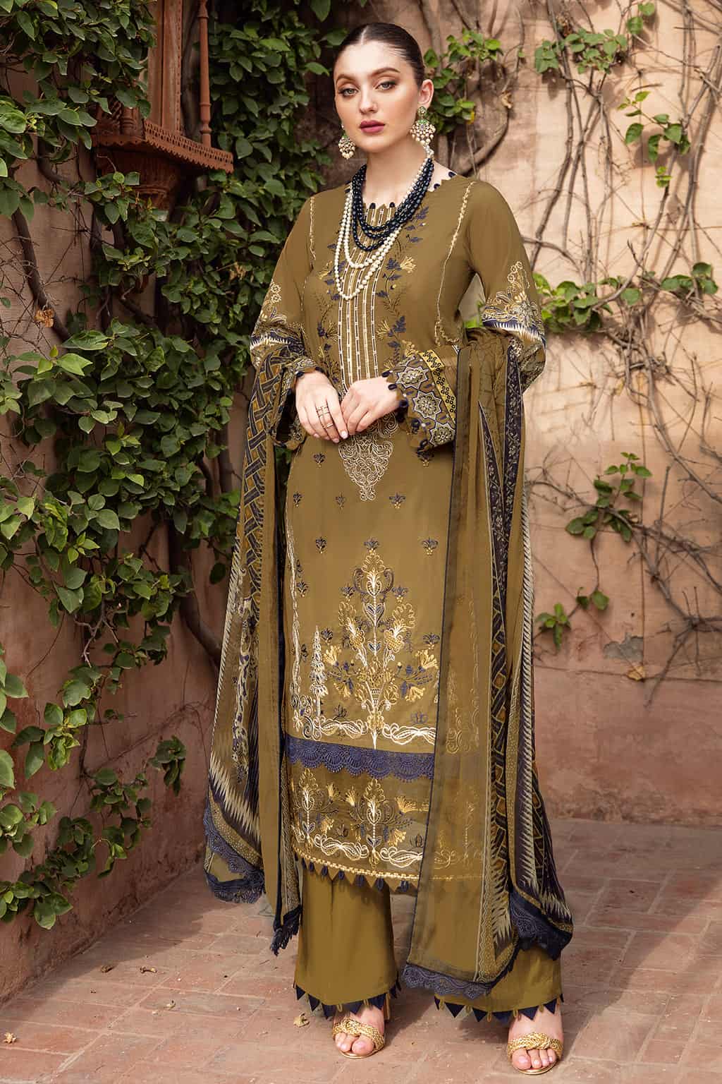 Mashaal By Ramsha Luxury Lawn 100% Original Ready To Ship