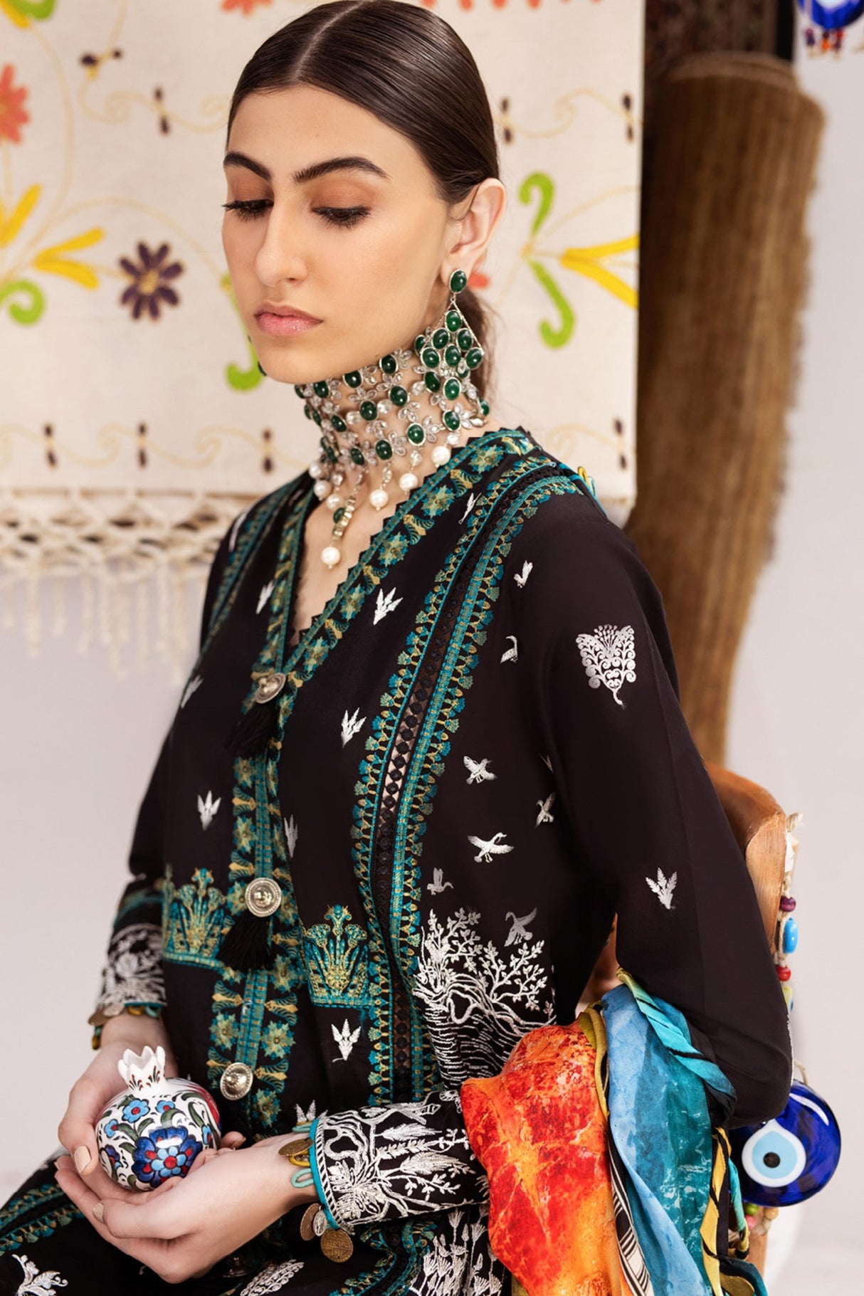 ELAN Embroidered Lawn Collection 100% Original