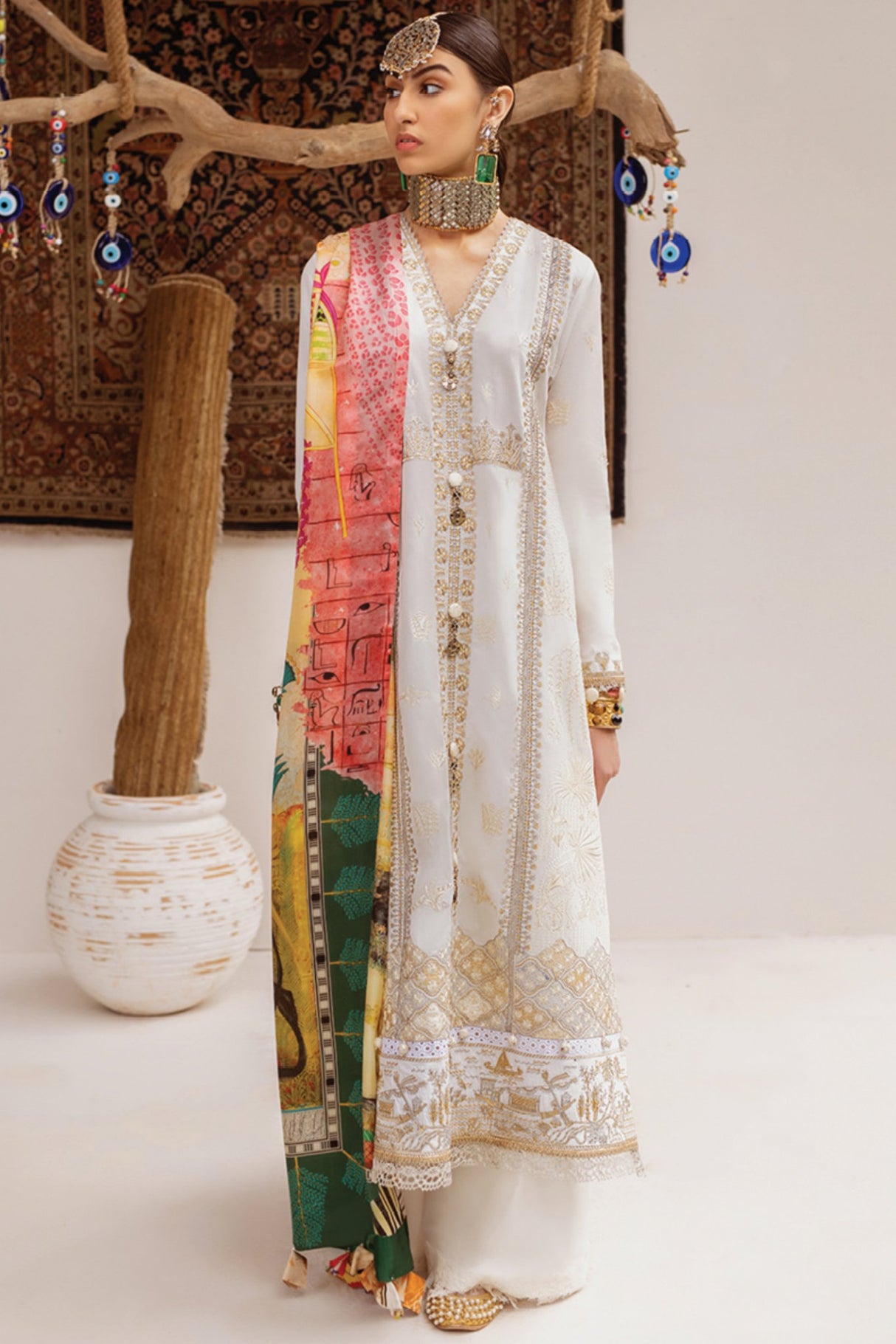 ELAN Embroidered Lawn Collection 100% Original