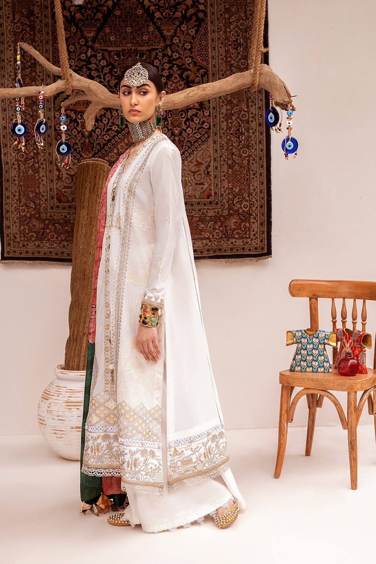 ELAN Embroidered Lawn Collection 100% Original