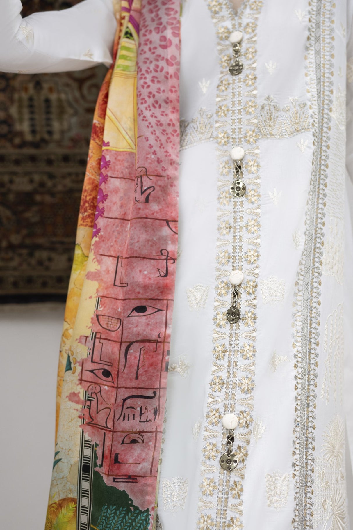 ELAN Embroidered Lawn Collection 100% Original