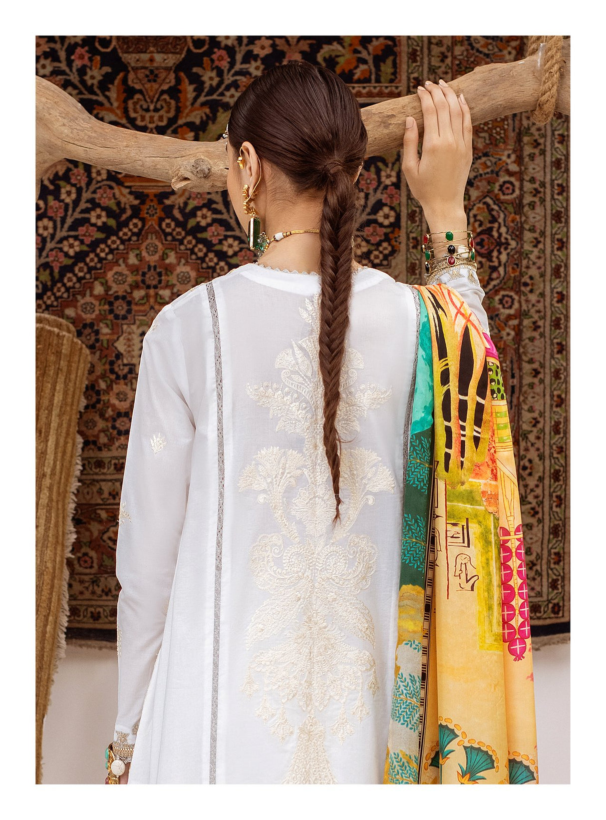 ELAN Embroidered Lawn Collection 100% Original