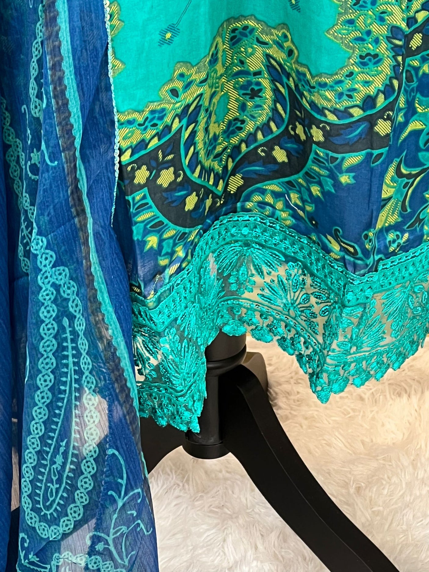 Pakistani Stitched lawn Embroidered Salwar kameez ready to ship