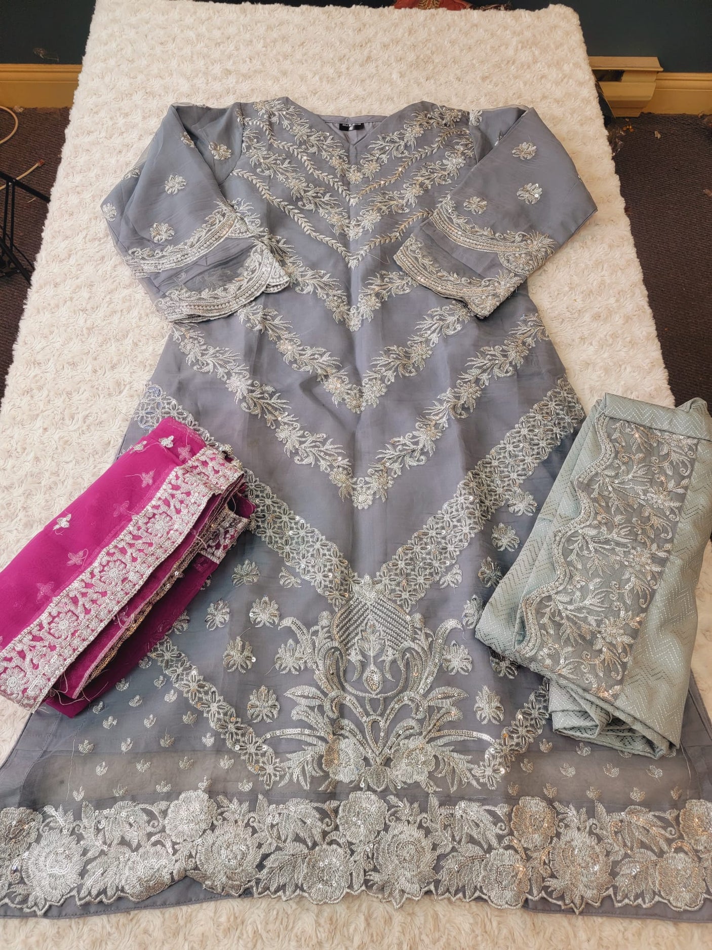 Pakistani Embroidered Party wear Ready To Ship