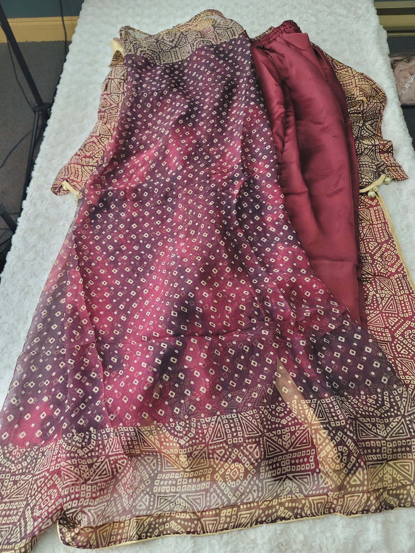 Pakistani Raw Silk Kamiz With Pure Chiffon Duppata Collection 2021 -100% Original Guaranteed