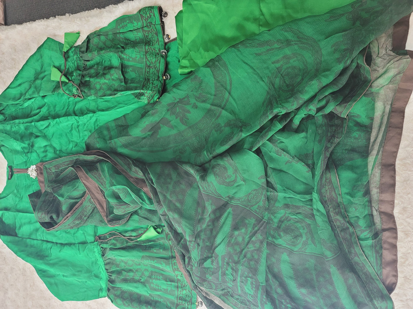 Pakistani Raw Silk Kamiz With Pure Chiffon Duppata Collection 2021 -100% Original Guaranteed