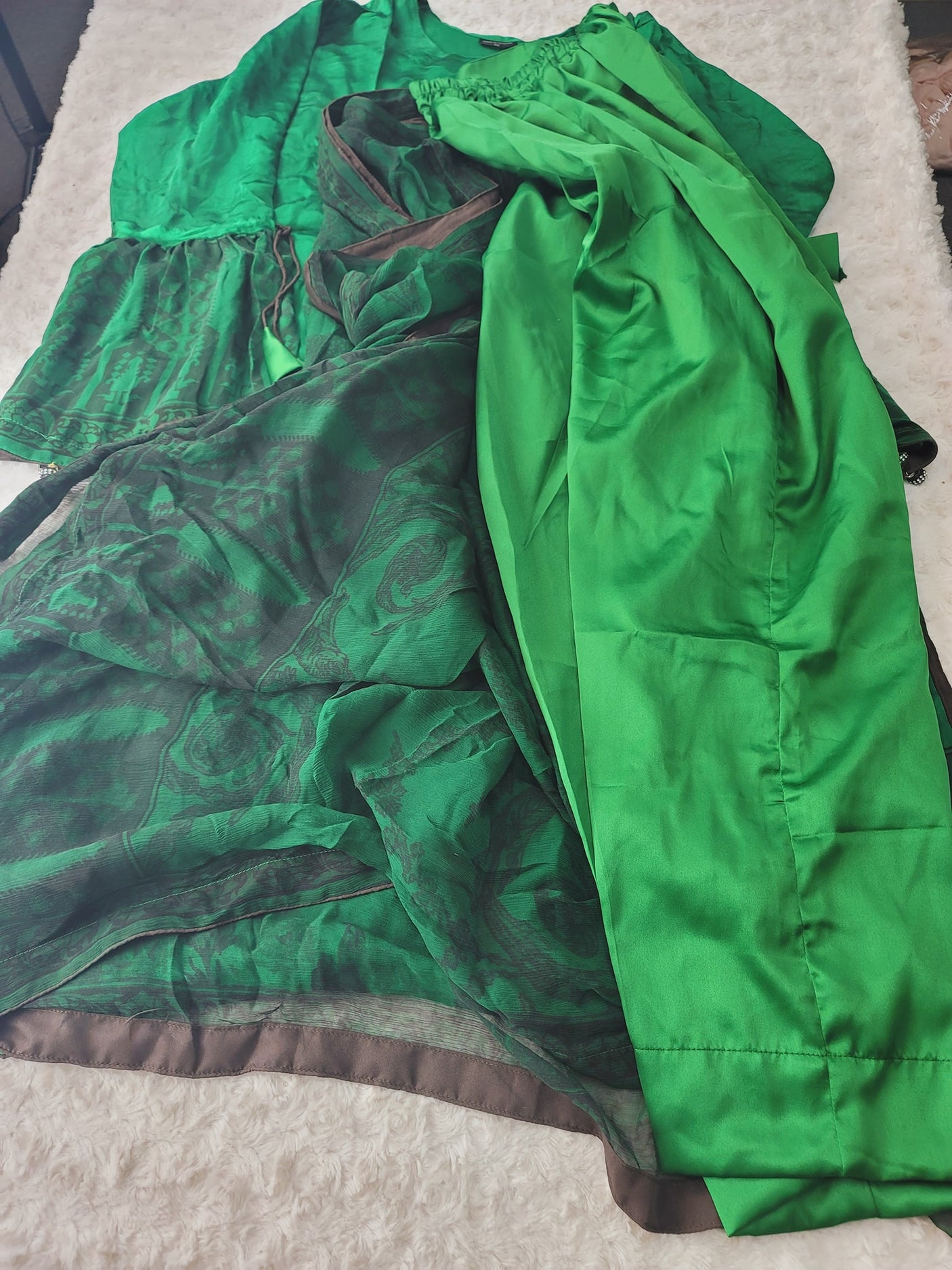 Pakistani Raw Silk Kamiz With Pure Chiffon Duppata Collection 2021 -100% Original Guaranteed