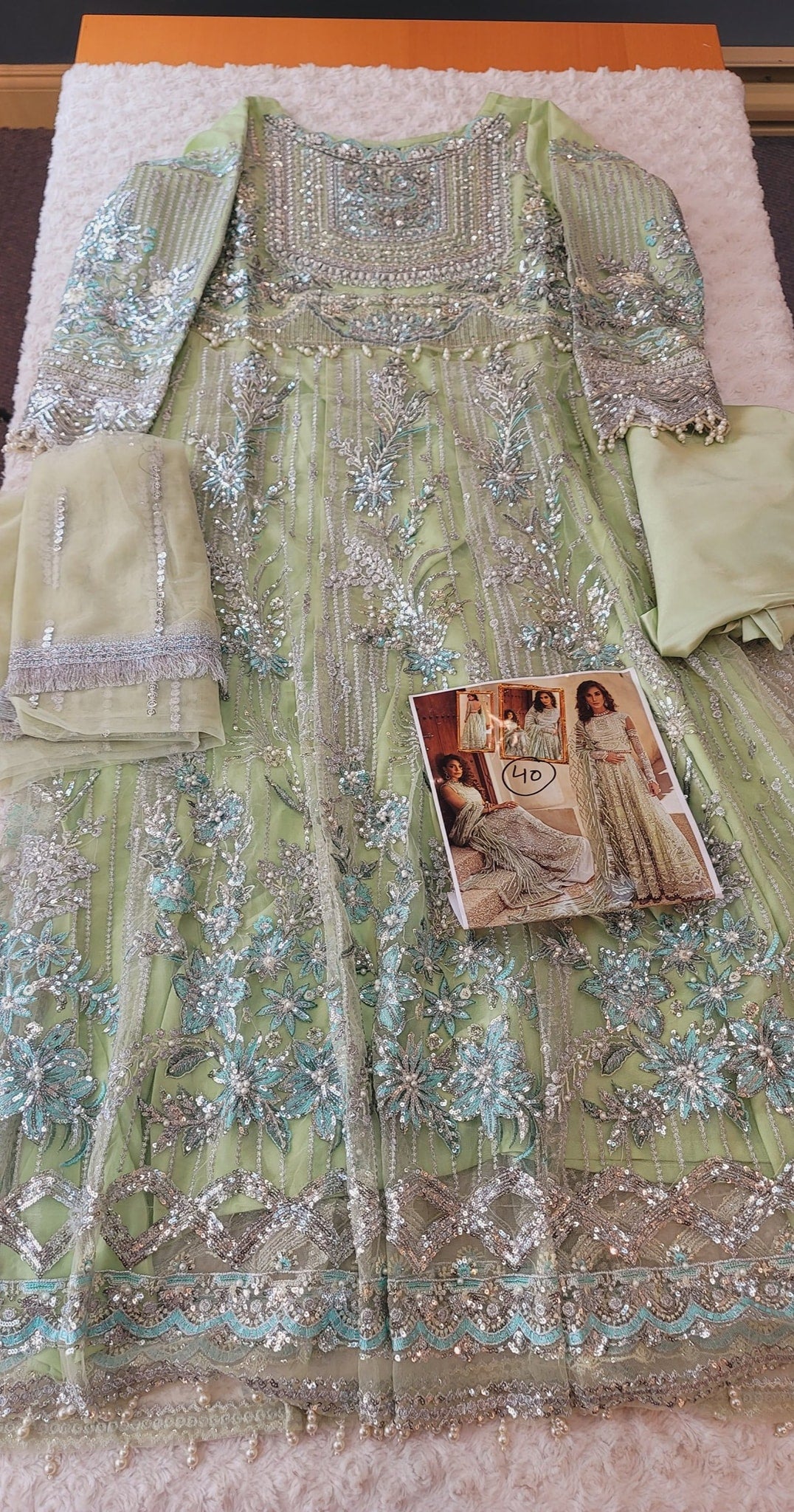 Pakistani Stitched Embroidery Party Wear Dresses Ready To Ship