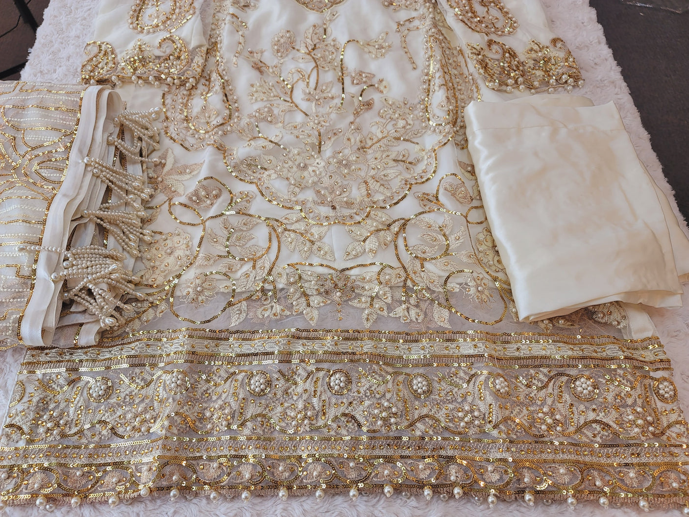 Pakistani Stitched Embroidery Party Wear Dresses Ready To Ship