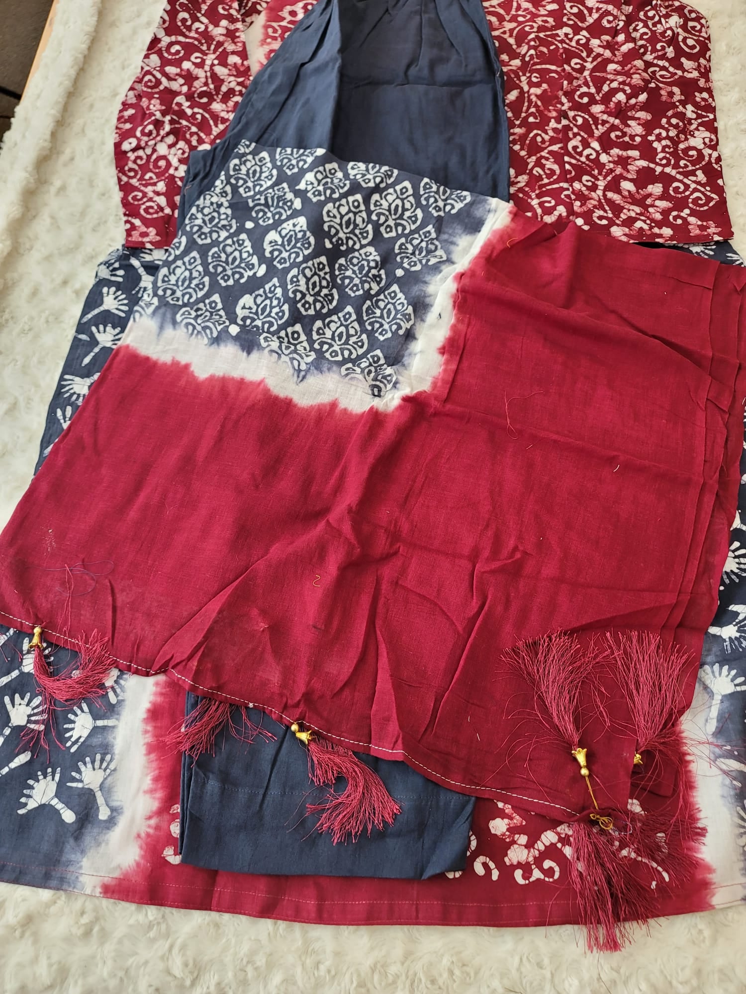 Bangladeshi batik salwer kamiz