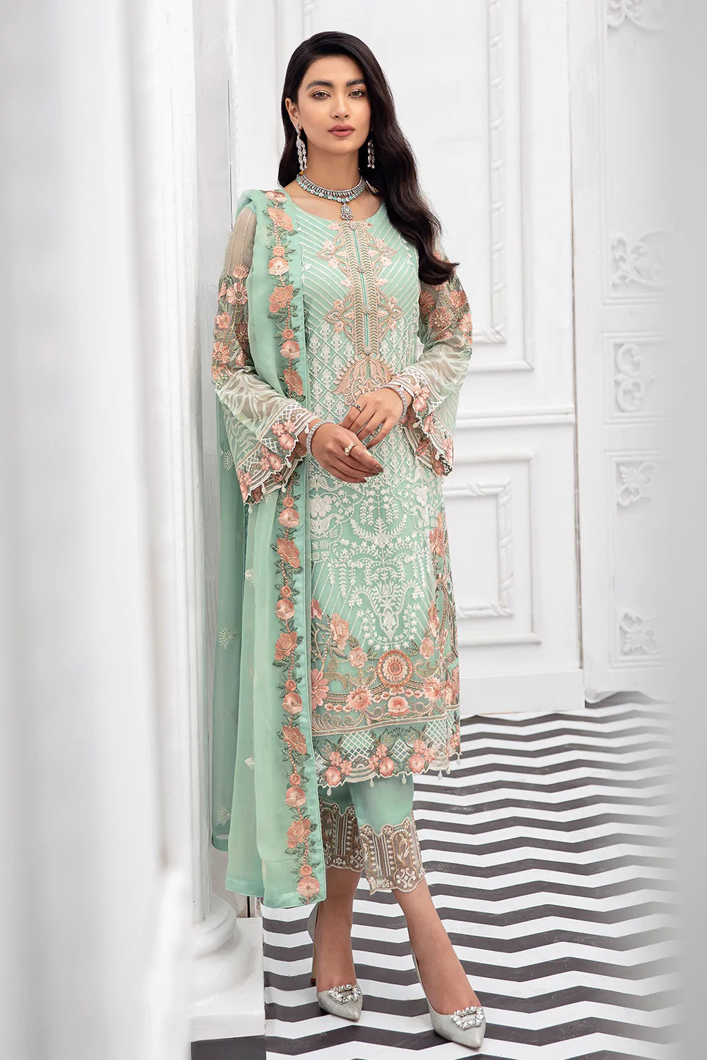 Rangoon By Ramsha Luxury Chiffon Embroidered Collection