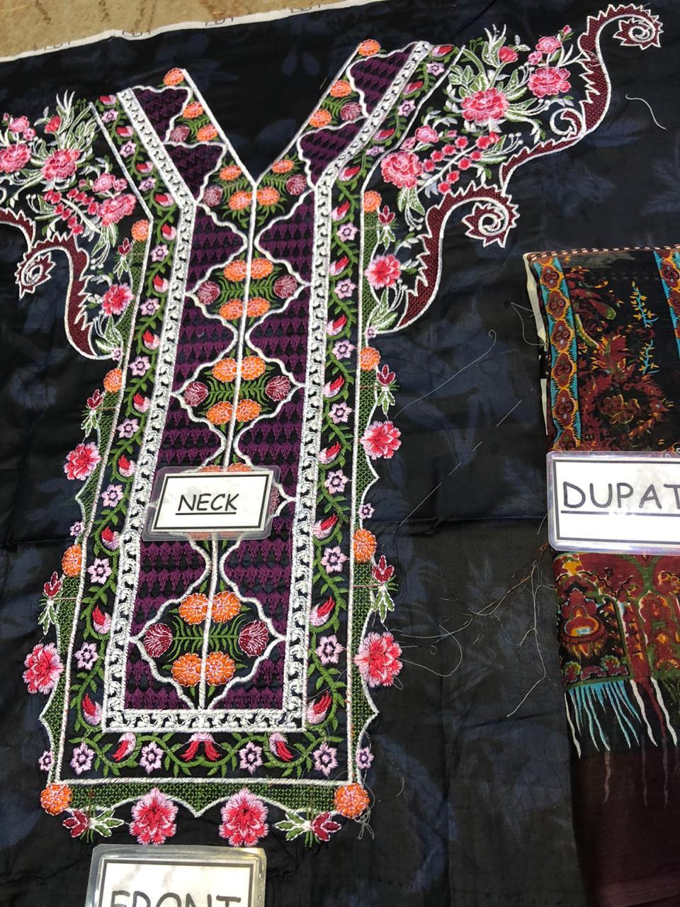 Pakistani Stitched Embroidery Lawn Suit Ready To Ship