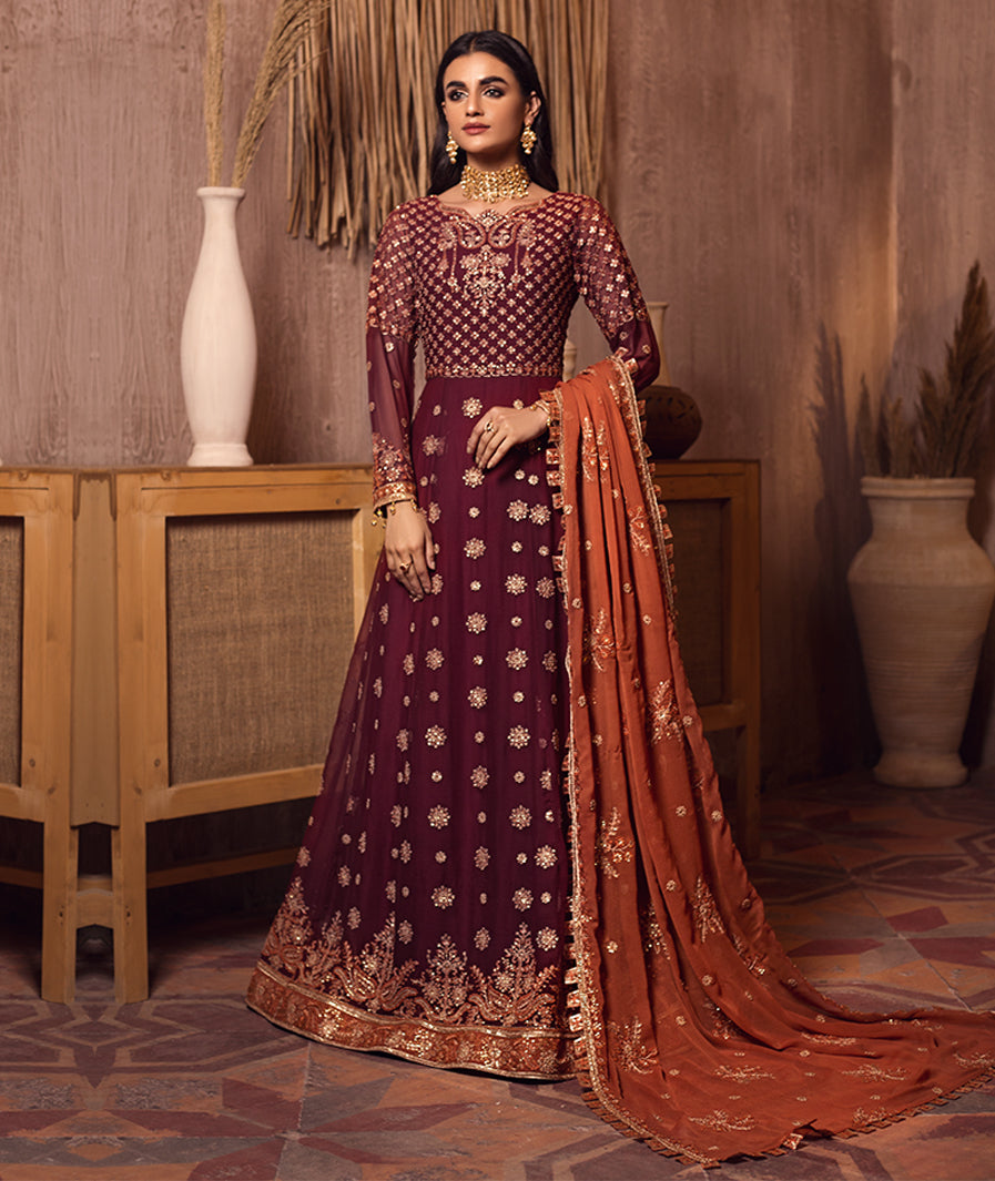 Zarif Festive Luxury Chiffon Embroidered 2021 -100% Original Guaranteed
