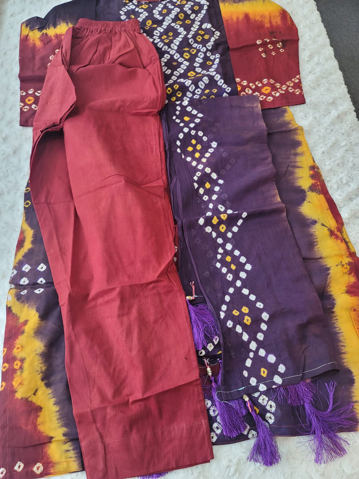 Bangladeshi batik salwer kamiz