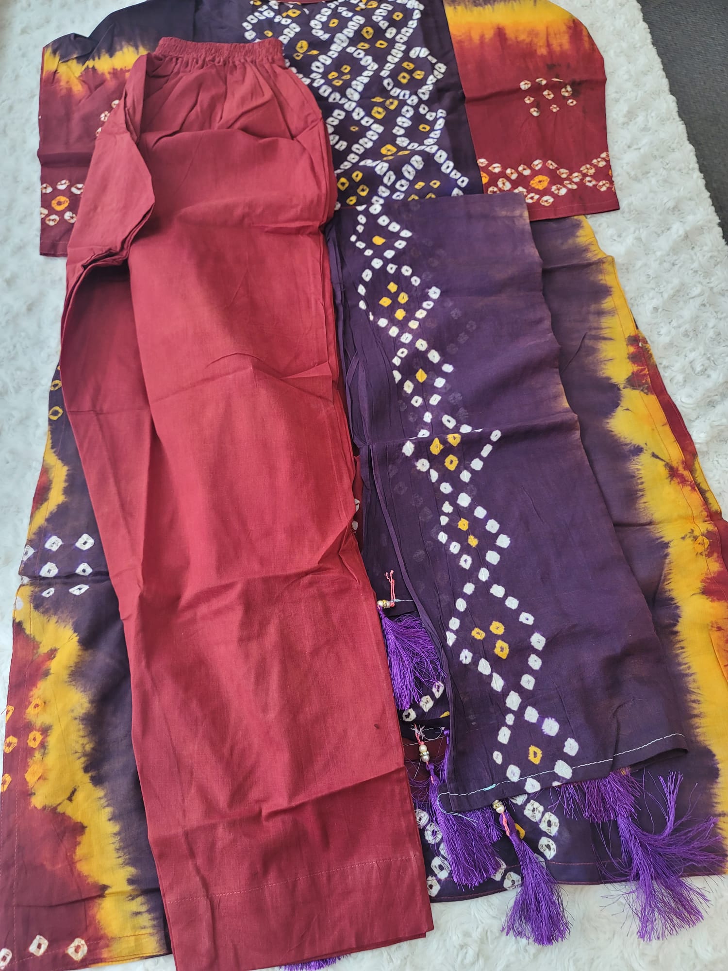 Bangladeshi batik salwer kamiz