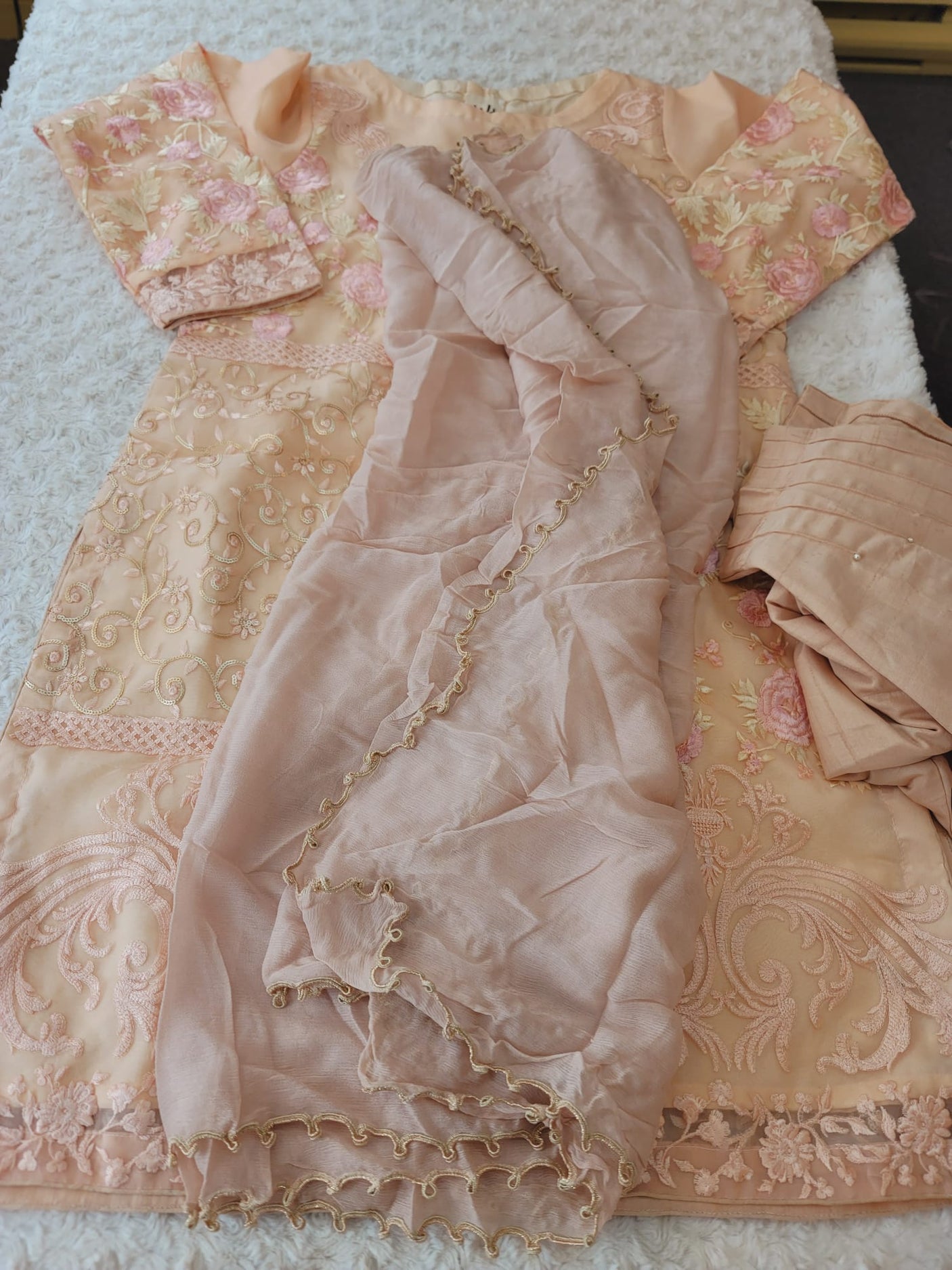 Pakistani Stitched Embroidery Party Wear Dresses Ready To Ship