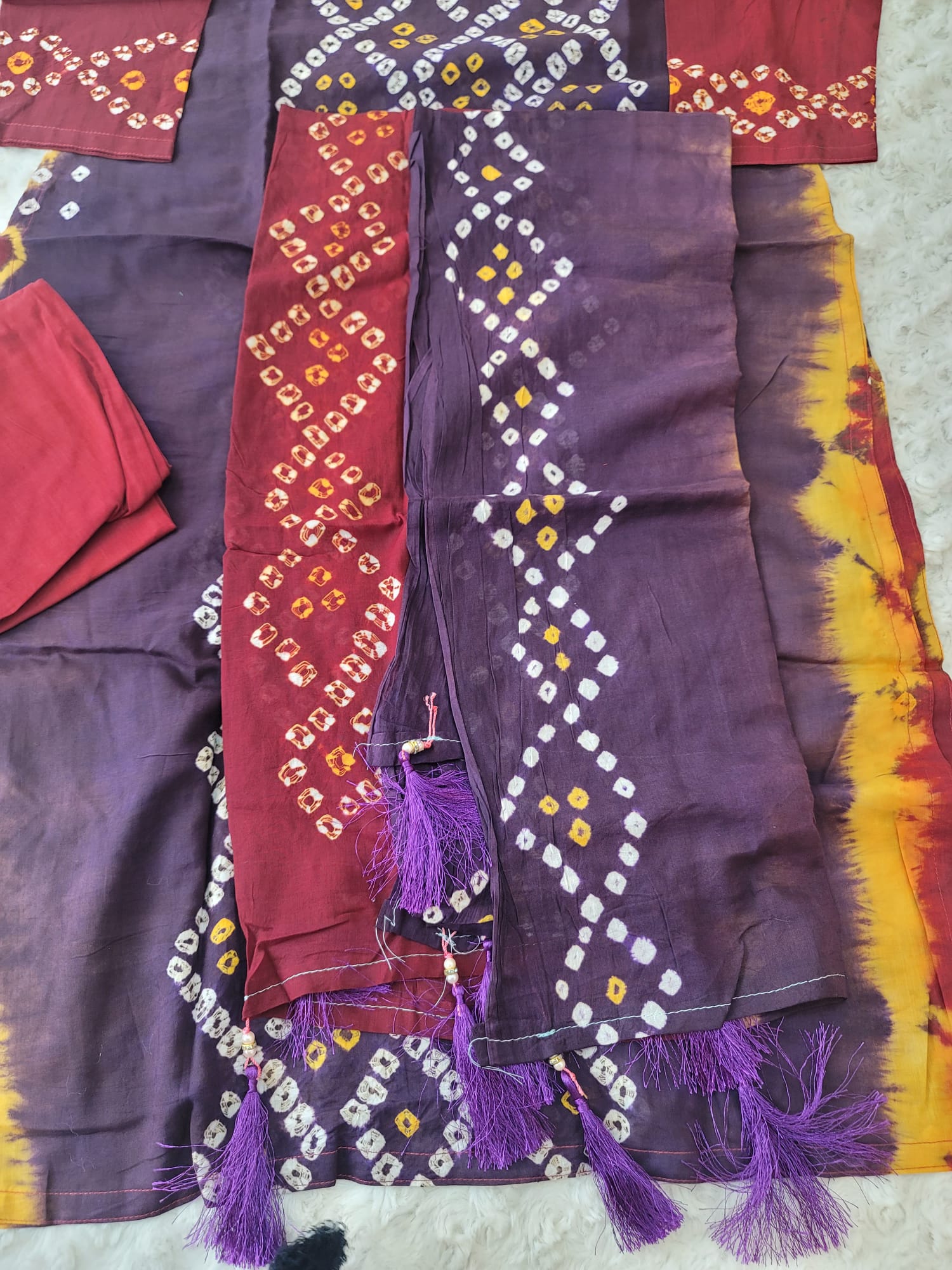 Bangladeshi batik salwer kamiz