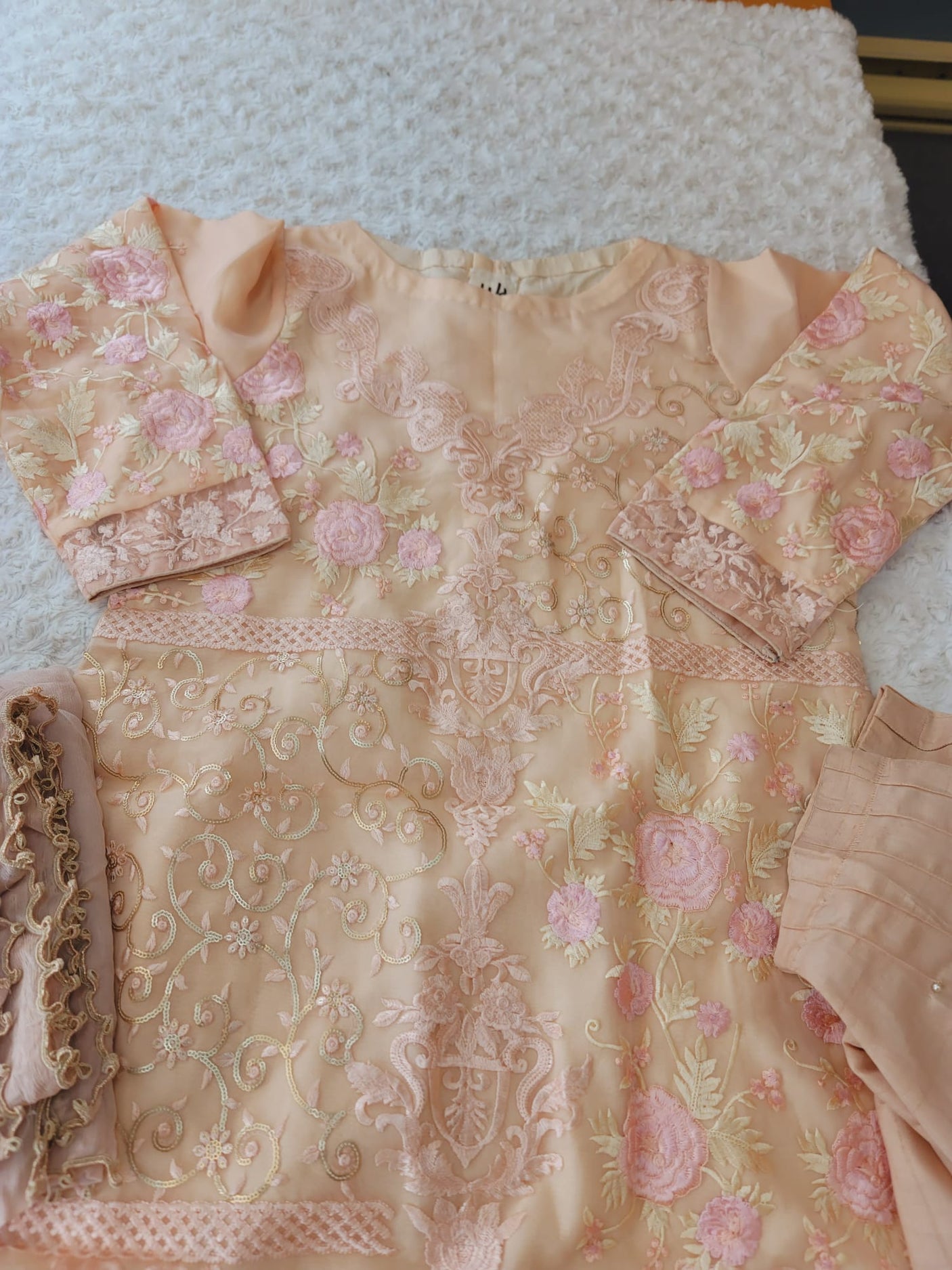 Pakistani Stitched Embroidery Party Wear Dresses Ready To Ship