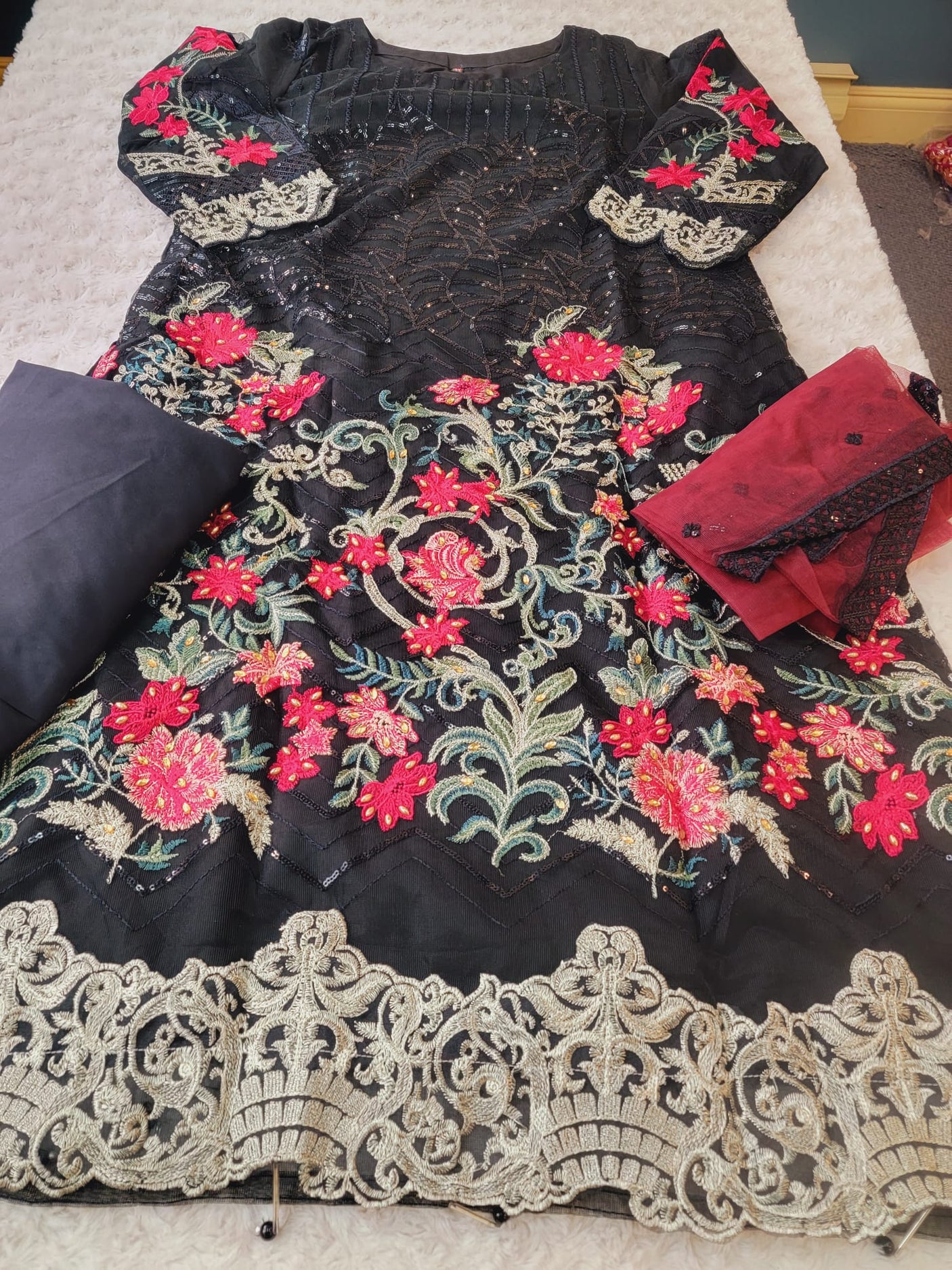 Pakistani Embroidered Party wear Ready To Ship