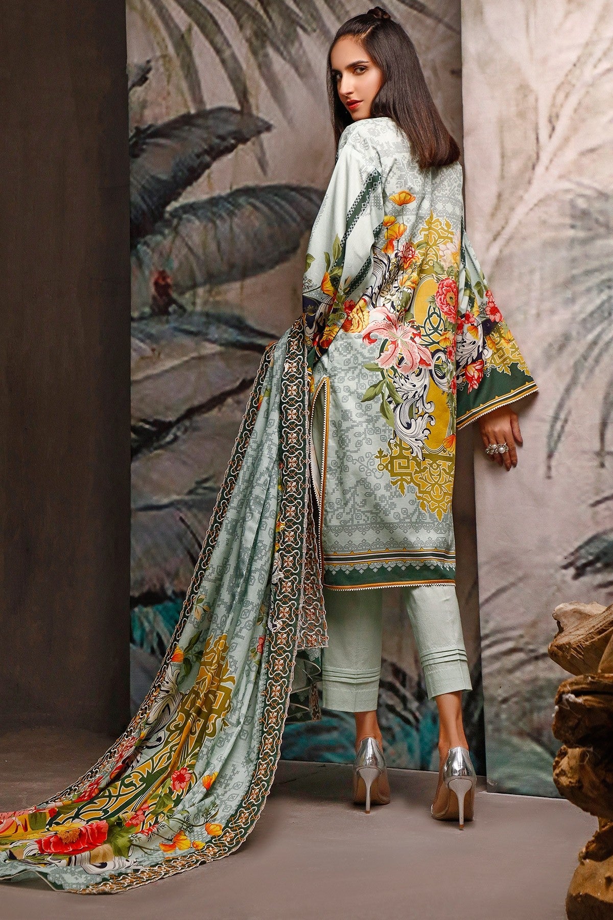 Firdous Embroidered Lawn Collection 2020-100% Original Guaranteed