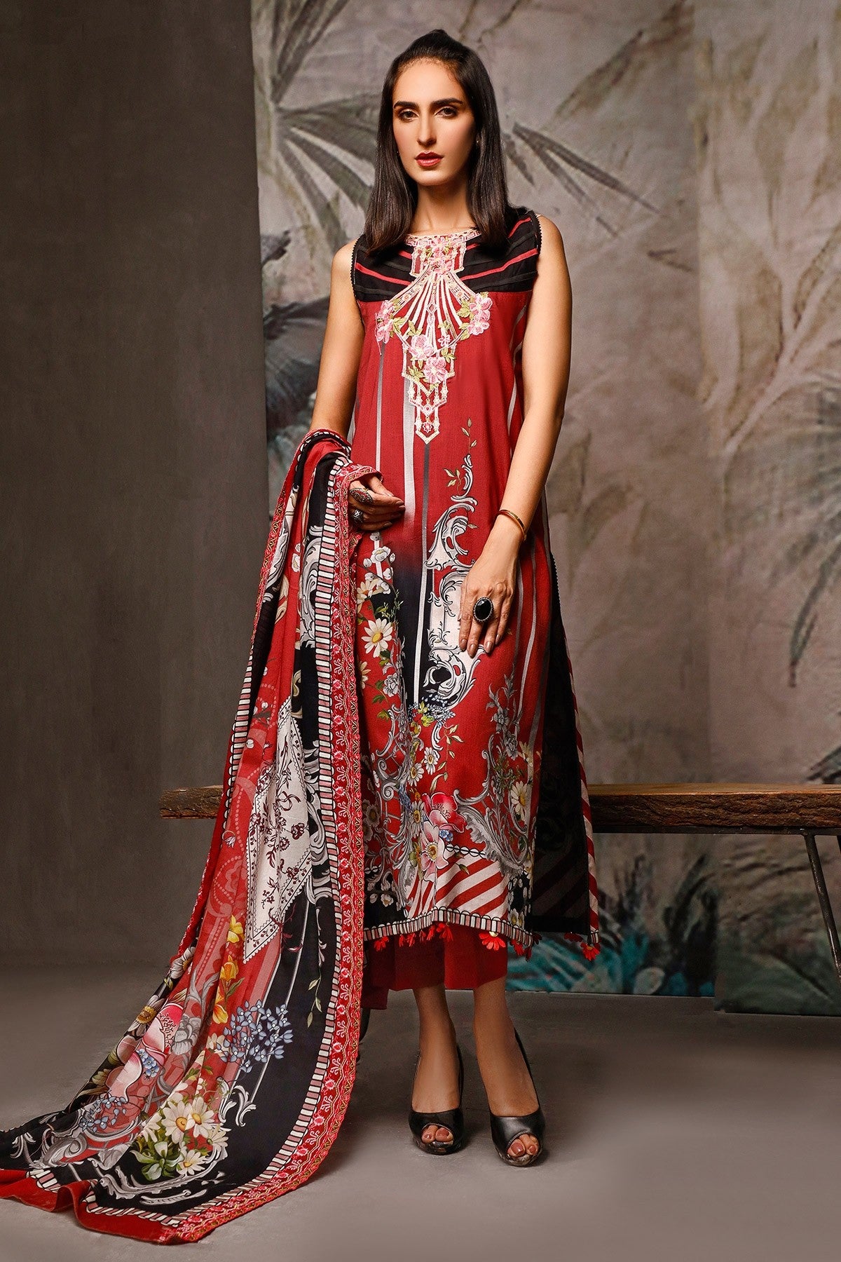 Firdous Embroidered Lawn Collection 2020-100% Original Guaranteed