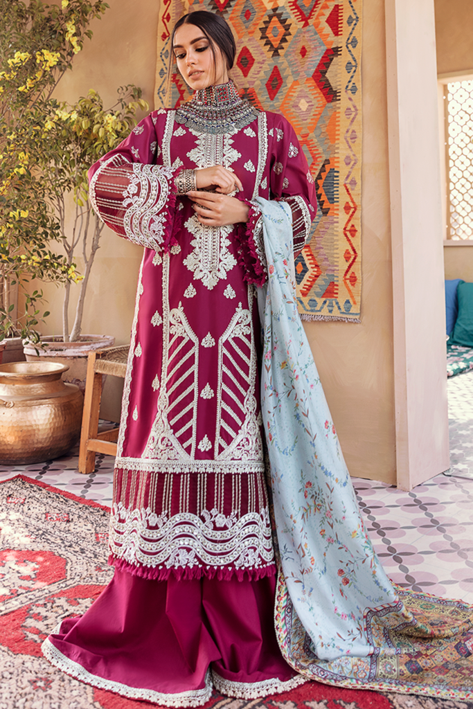 Qalamkar Embroidered lawn Collection-100% Original Guaranteed