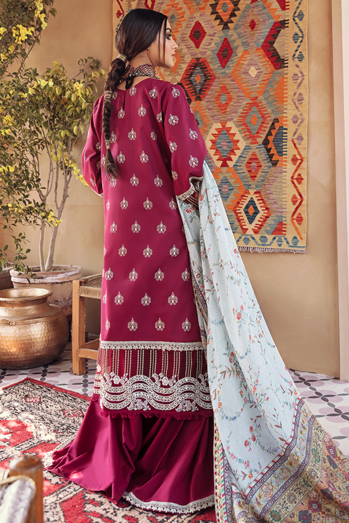 Qalamkar Embroidered lawn Collection-100% Original Guaranteed