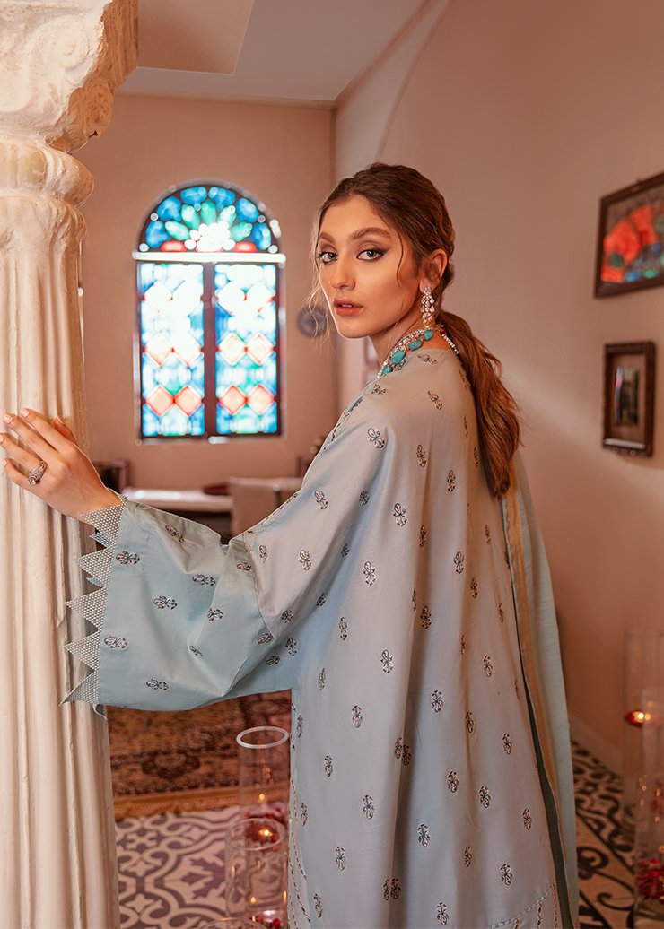 Afrozeh Luxury lawn Embroidered 2021 -100% Original Guaranteed
