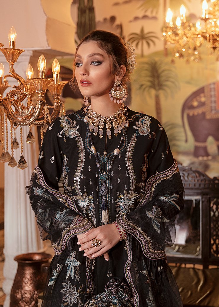 Afrozeh Luxury lawn Embroidered 2021 -100% Original Guaranteed