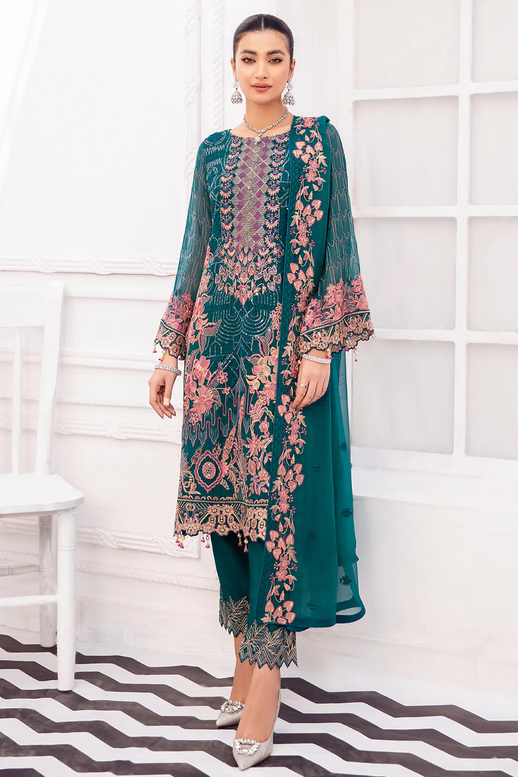 Rangoon By Ramsha Luxury Chiffon Embroidered Collection